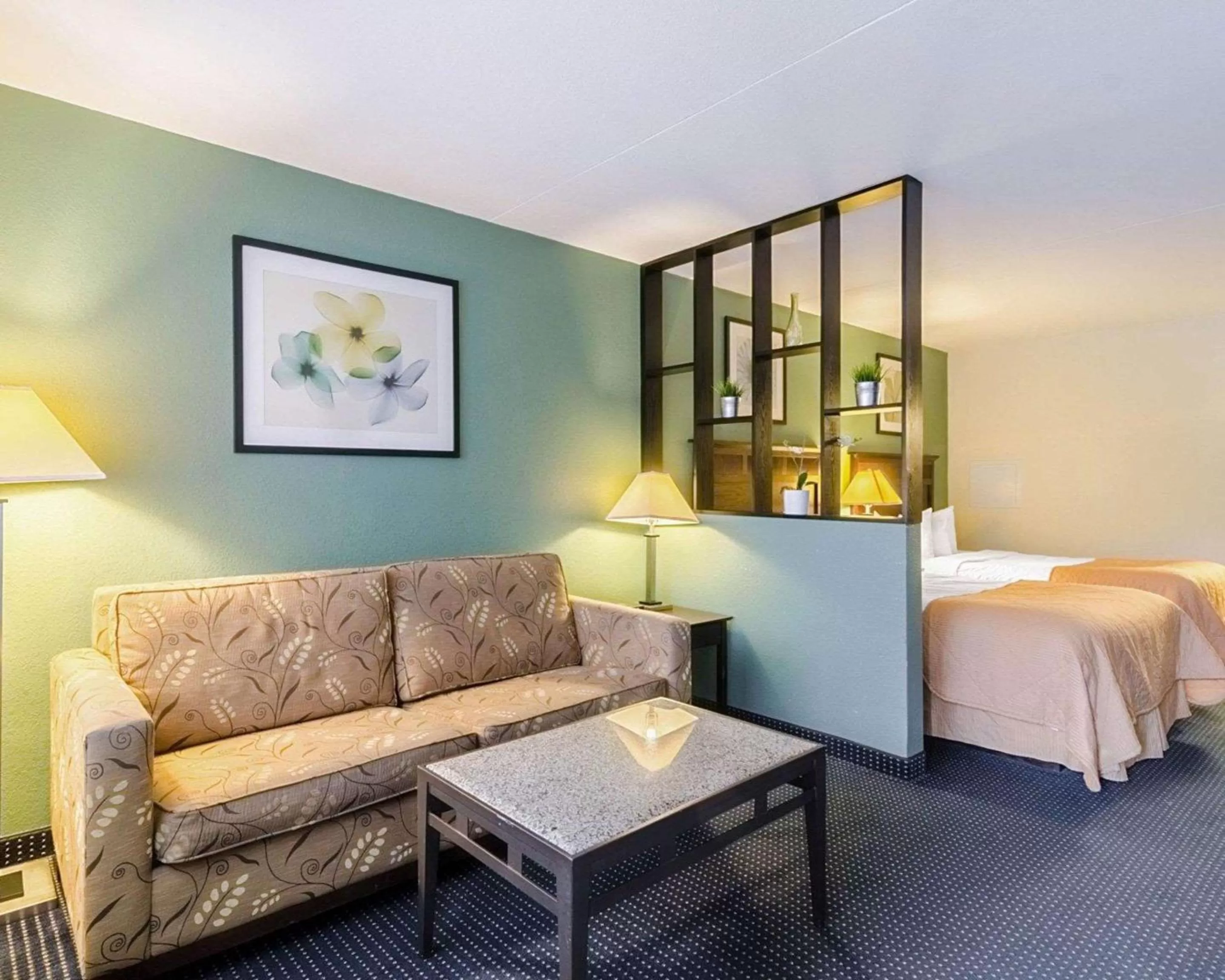 Photo of the whole room, Bed in Rodeway Inn & Suites Williamsburg Central