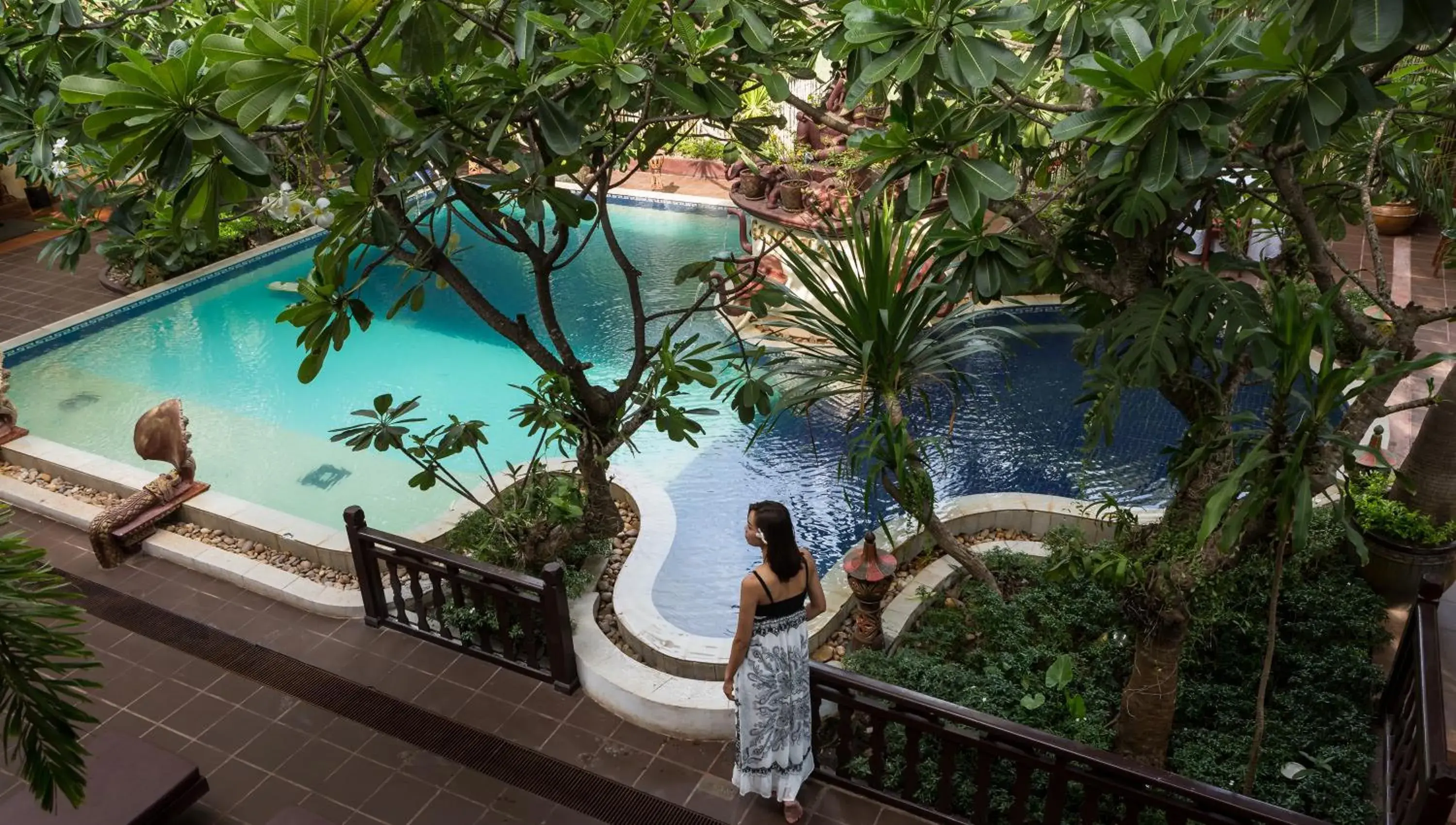 Pool View in Montra Nivesha Residence