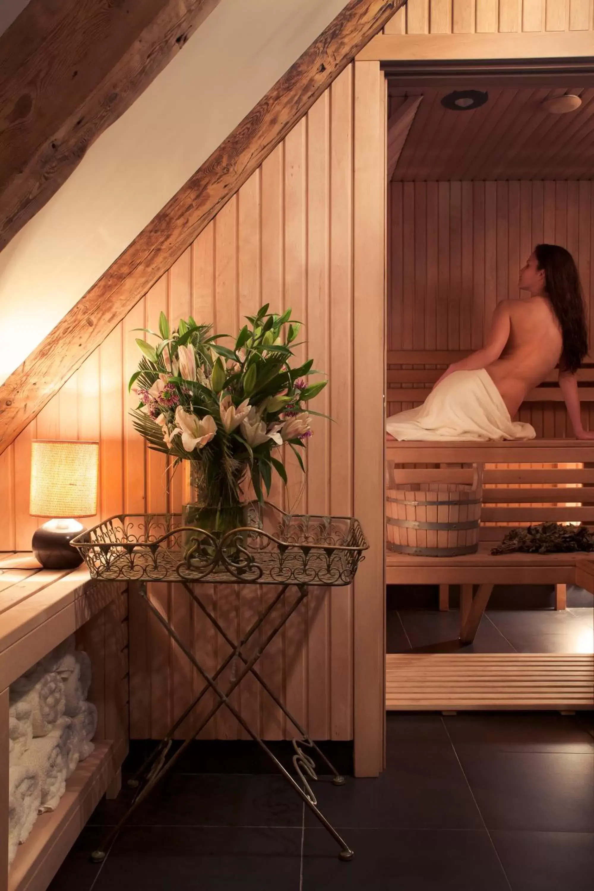 Sauna in Dome Hotel