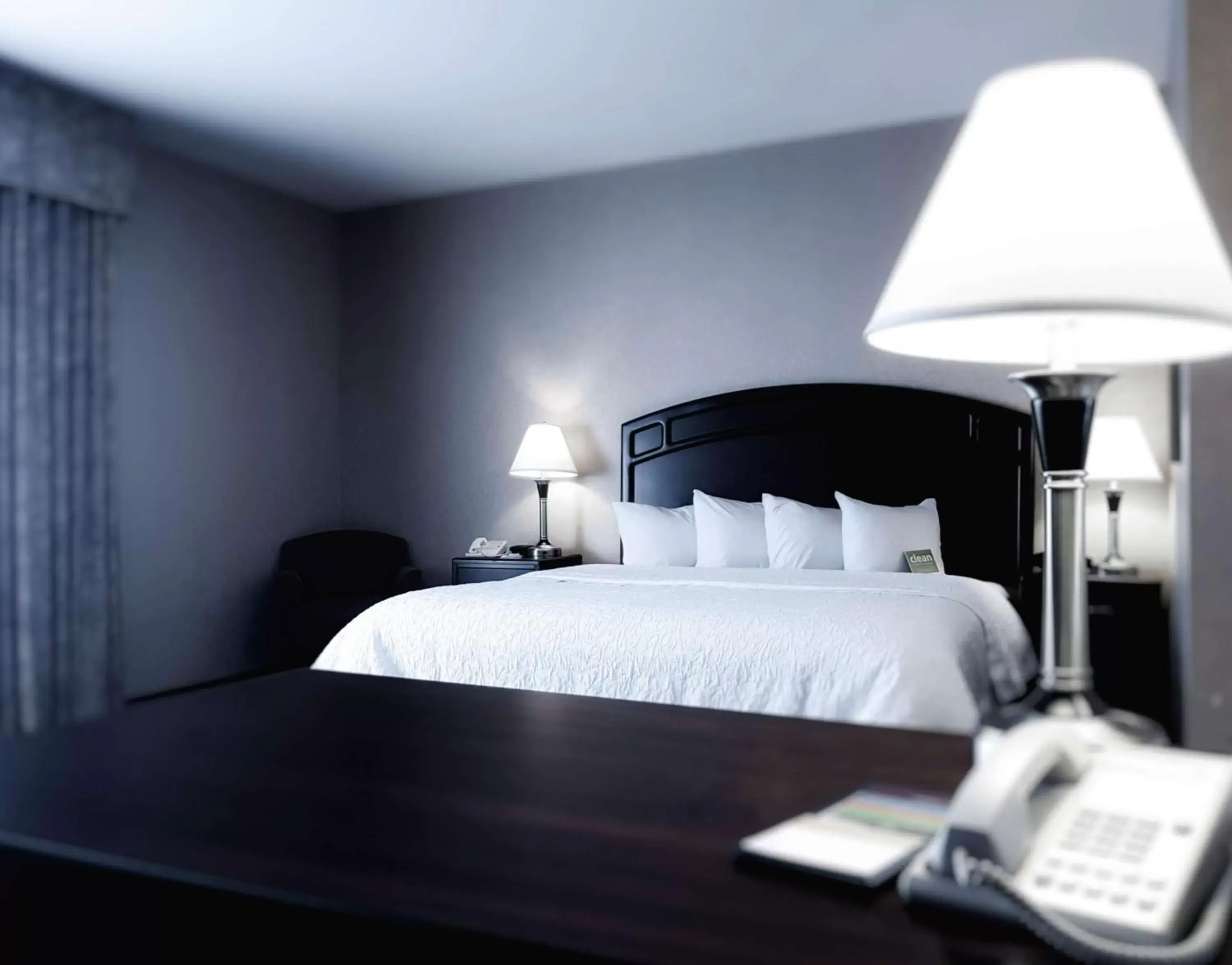 Bedroom, Bed in Hampton Inn & Suites by Hilton Edmonton International Airport