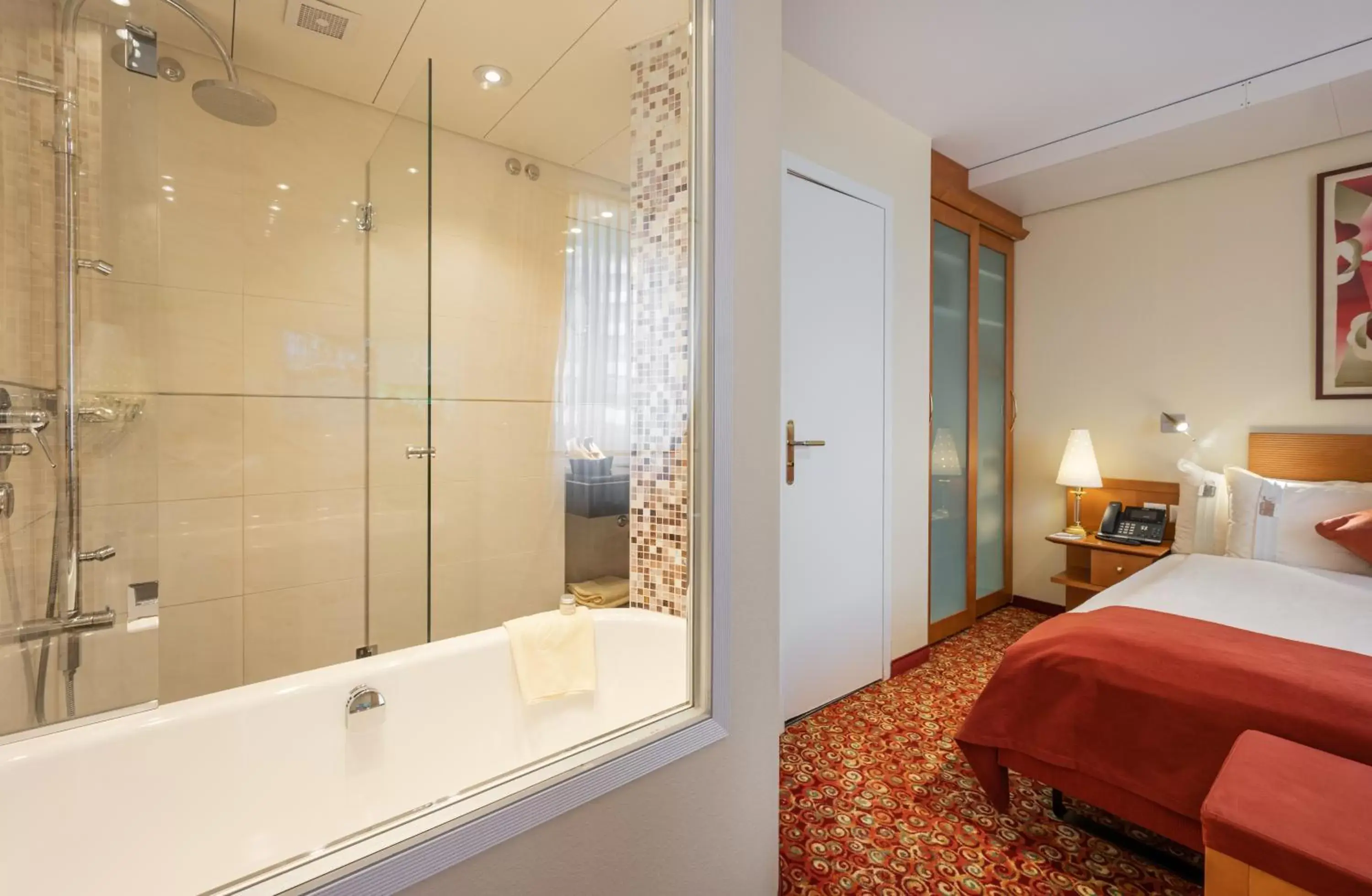 Photo of the whole room, Bathroom in GAIA Hotel Basel - the sustainable 4 star hotel