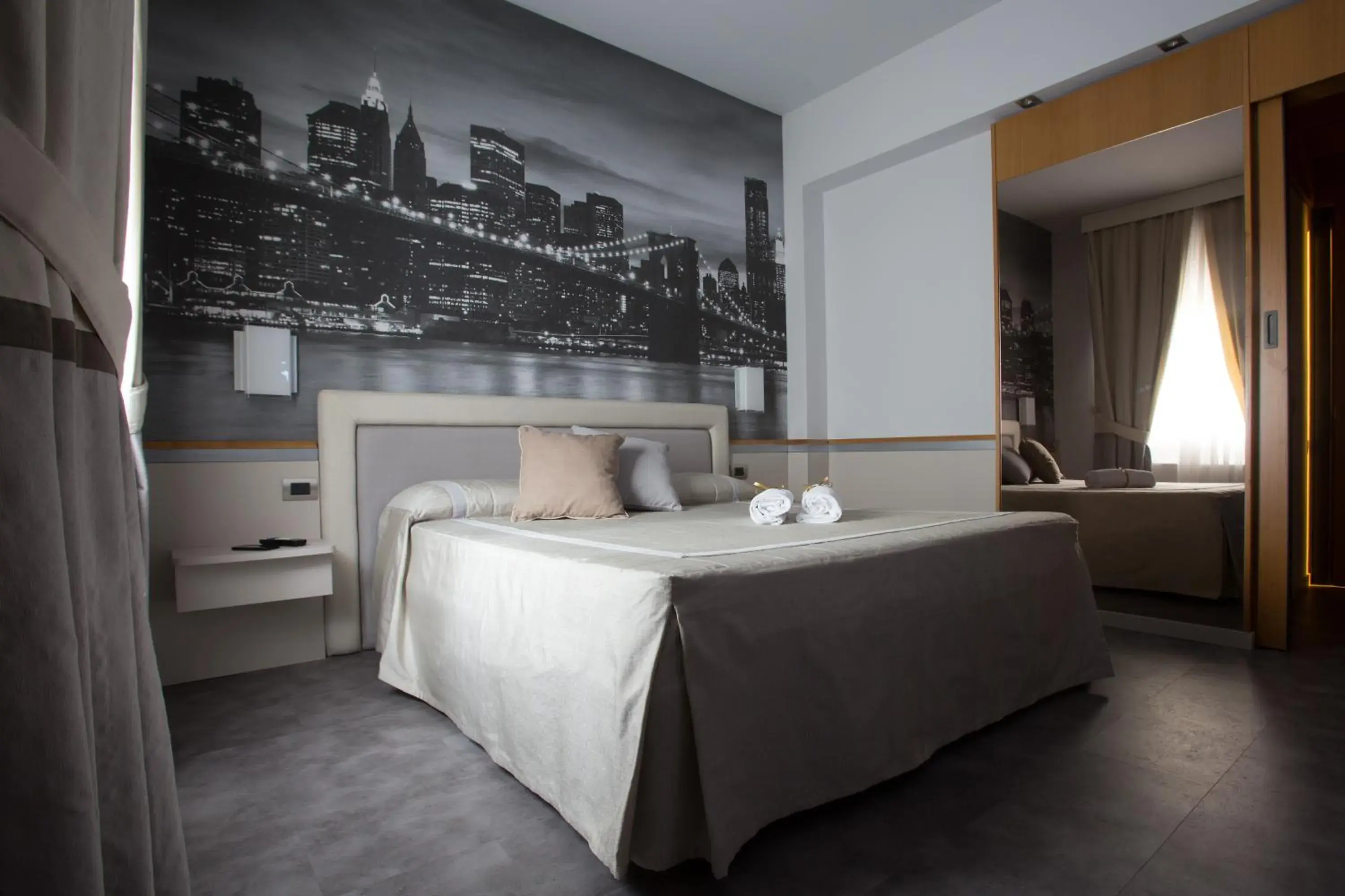 Bed in Hotel City Legnano