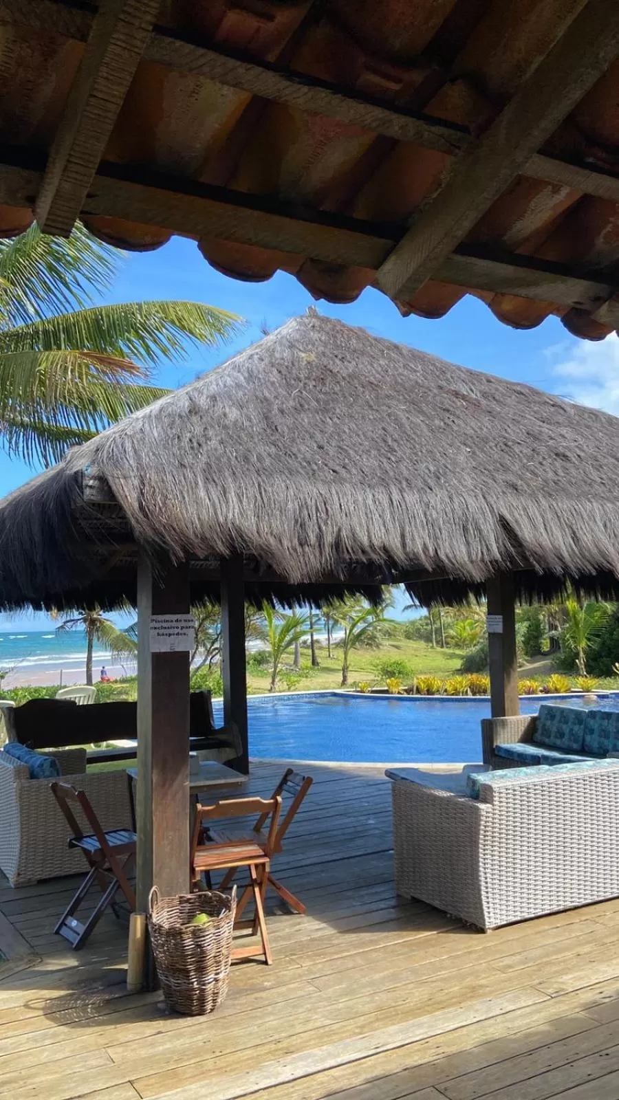 Sea view in Pousada Bahia Boa