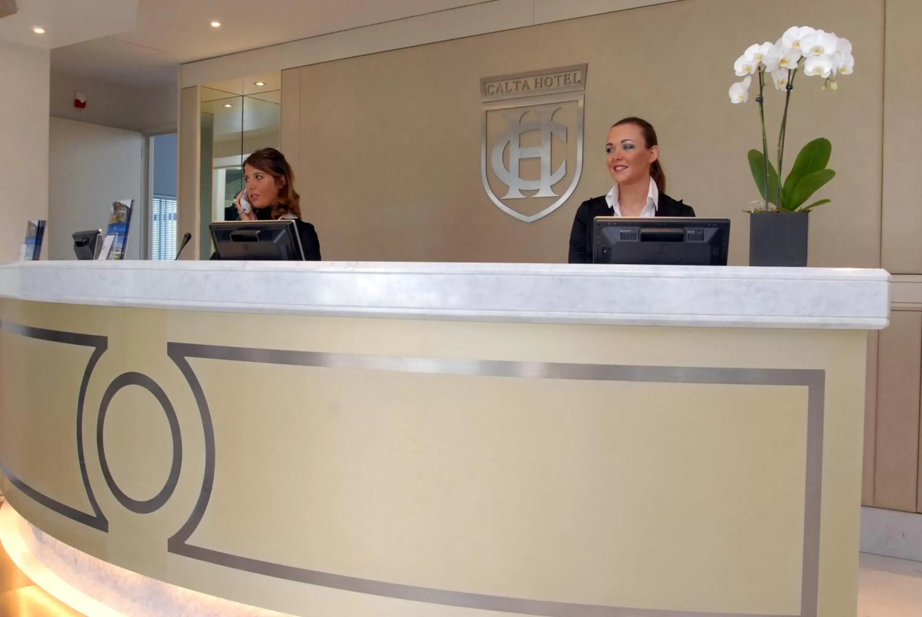 Lobby or reception in Grand Hotel Duca Di Mantova Lobby or reception in Grand Hotel Duca Di Mantova