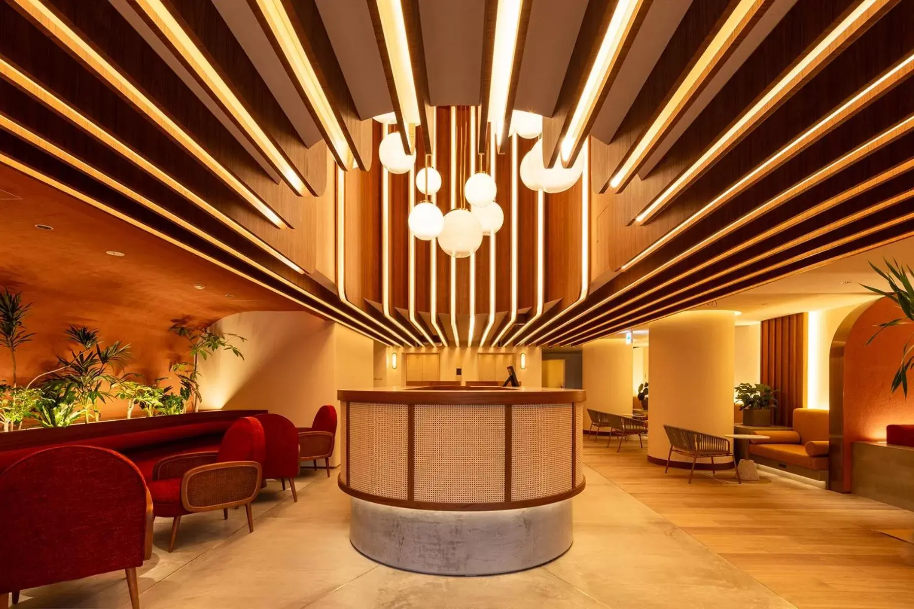 Lobby or reception in The OneFive Terrace Fukuoka Lobby or reception in The OneFive Terrace Fukuoka