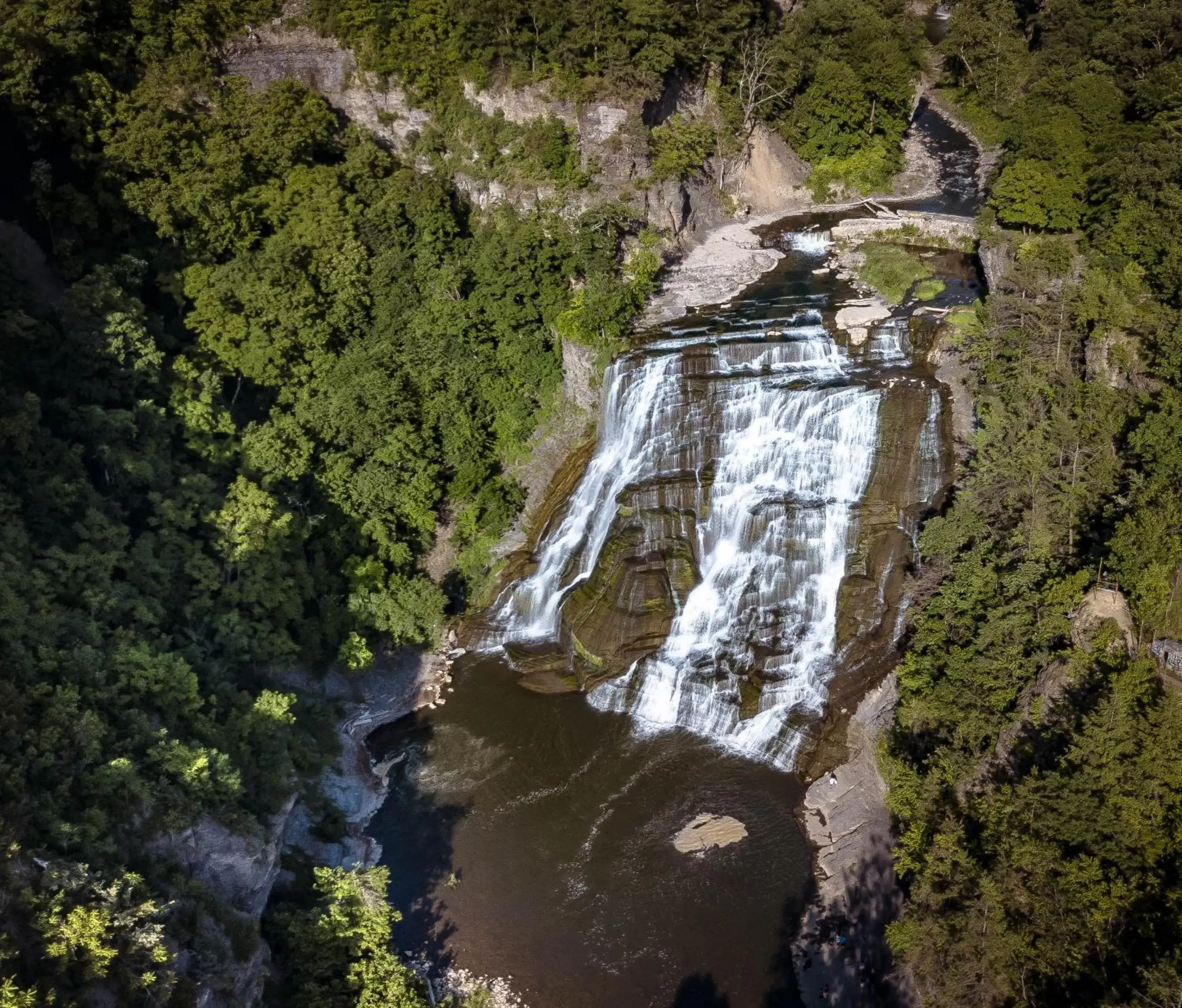 Natural landscape, Bird's-eye View in The Statler Hotel at Cornell University