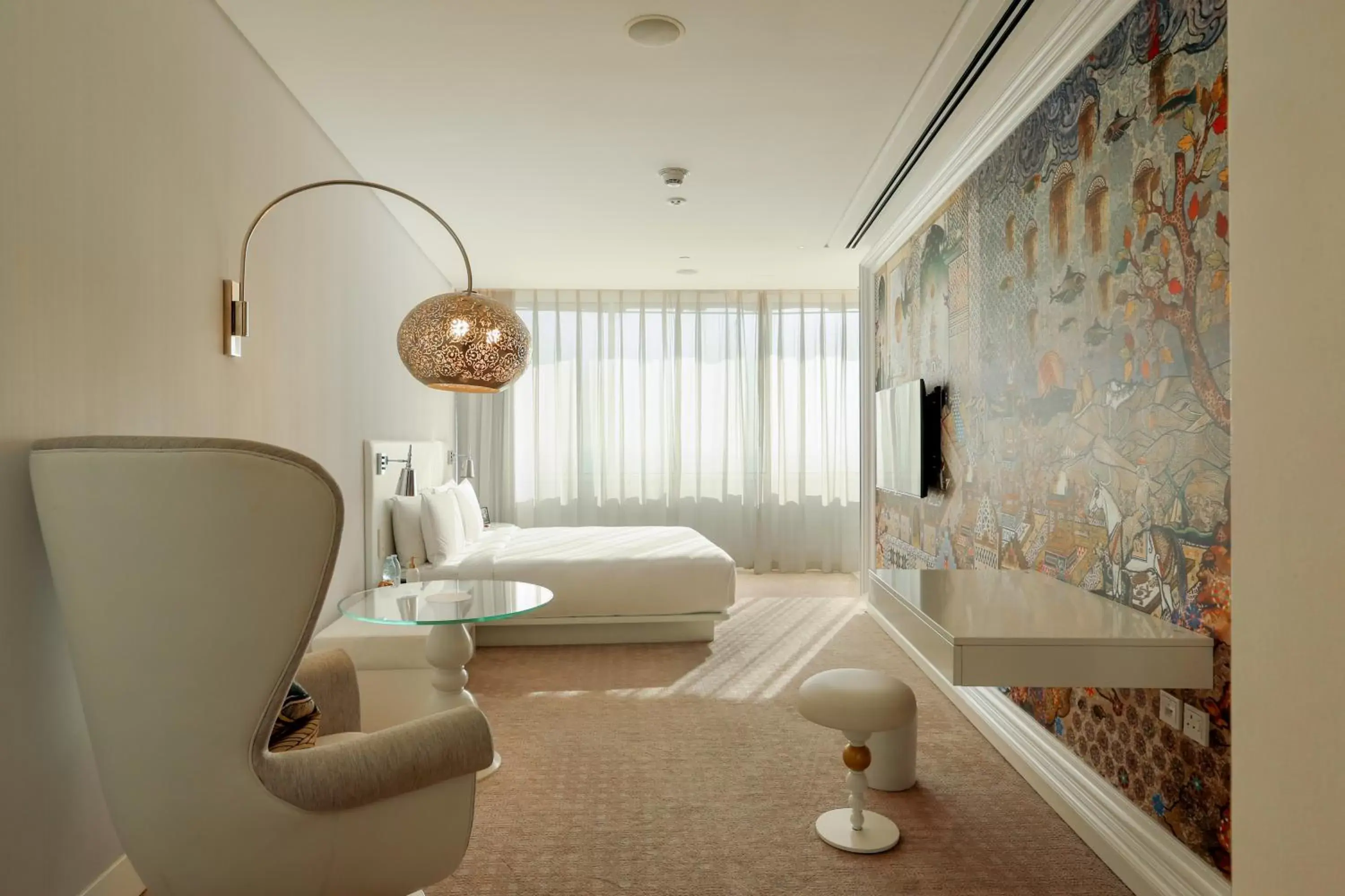 Photo of the whole room, Bed in Mondrian Doha Photo of the whole room, Bed in Mondrian Doha