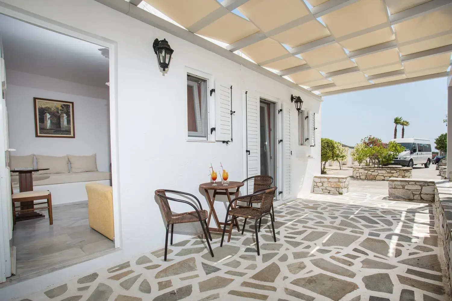 Balcony/Terrace in Asteras Paradise Hotel