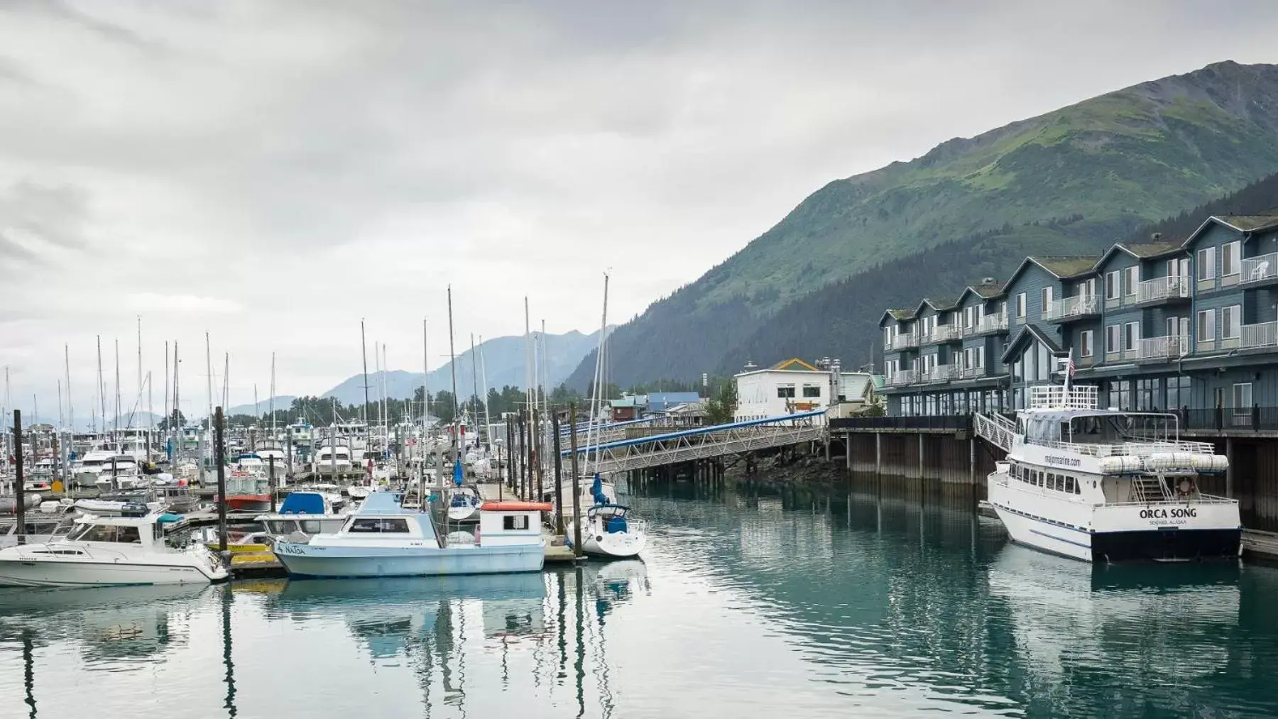 Property building in Harbor 360 Hotel Seward