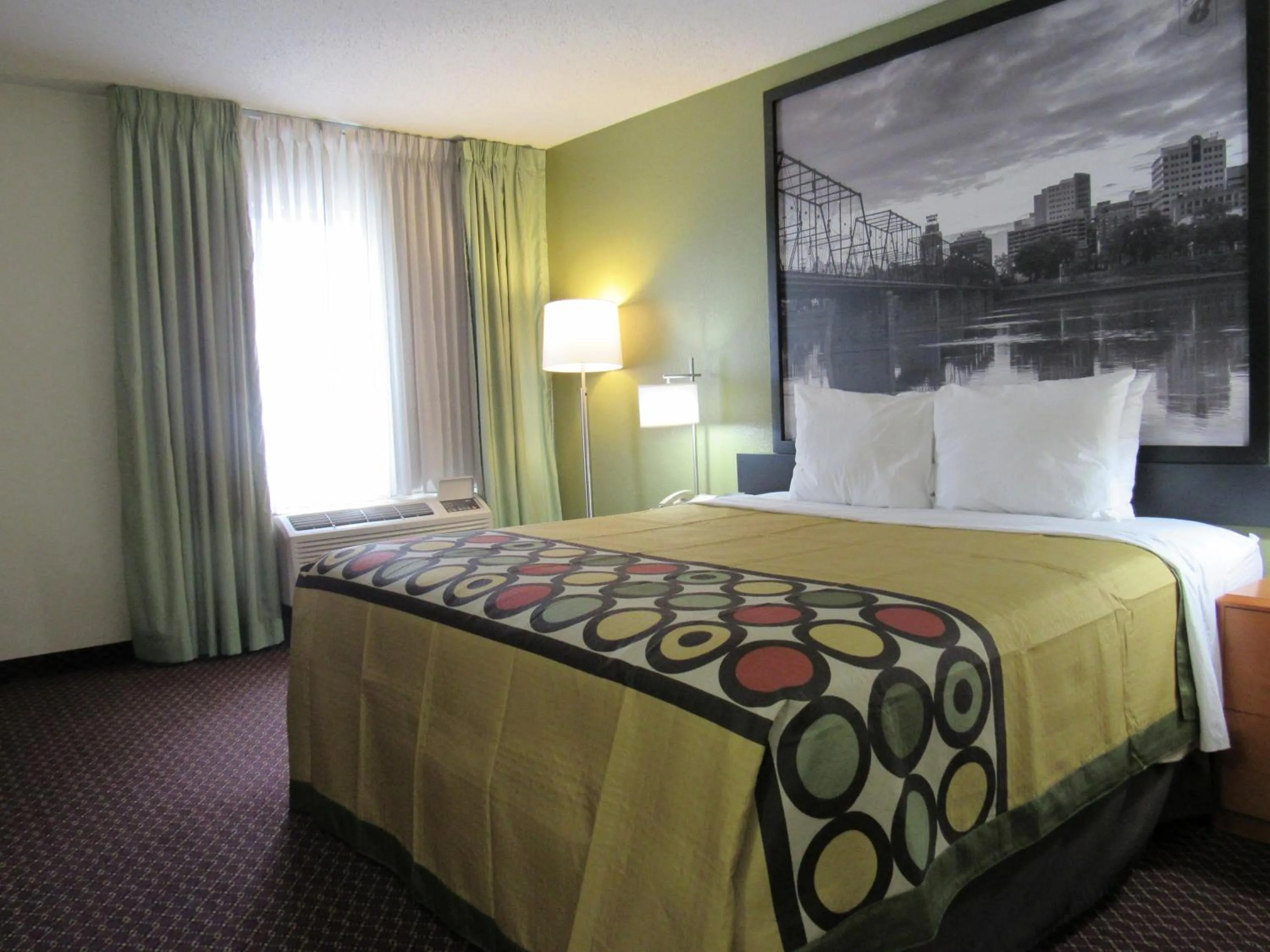 Bed in Super 8 by Wyndham New Cumberland