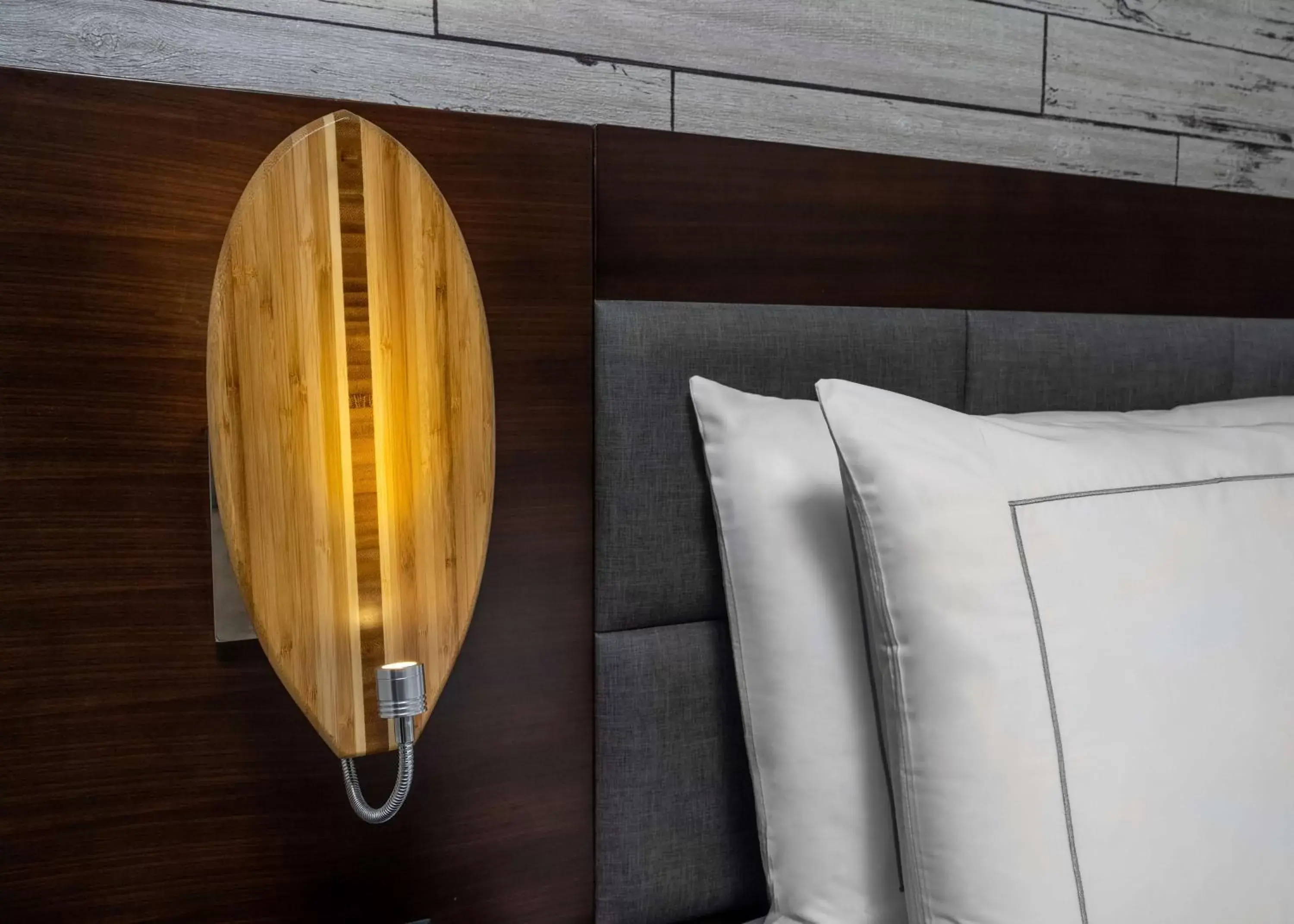 Bed in The Fin Hotel, Tapestry Collection by Hilton Bed in The Fin Hotel, Tapestry Collection by Hilton