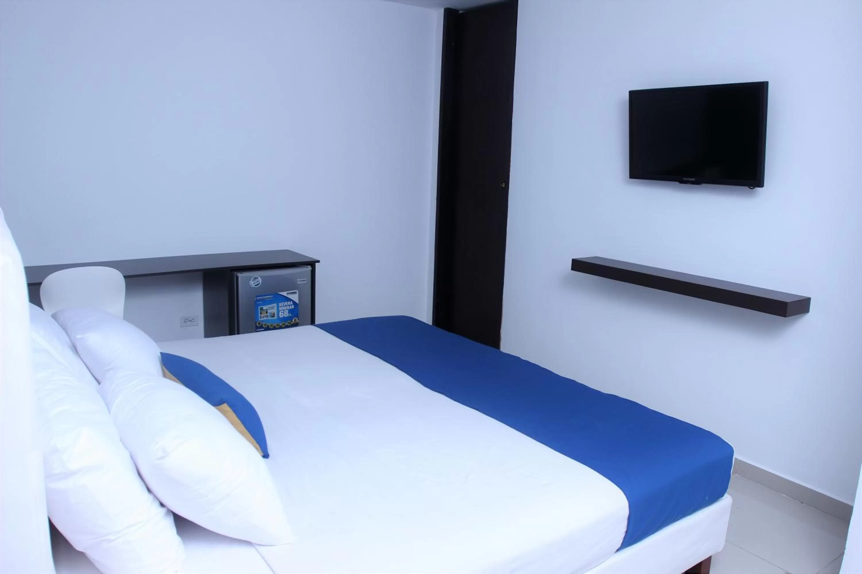 Bed in Eslait Hotel & Apartamentos