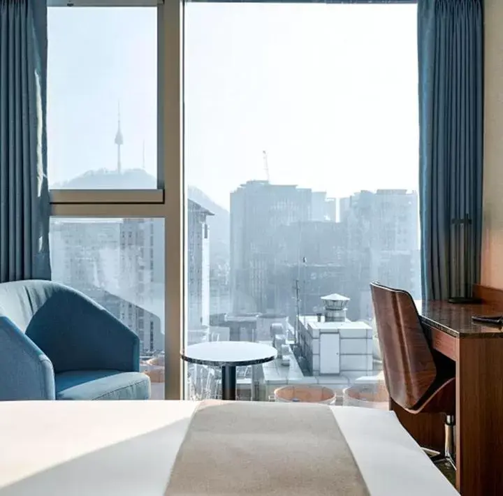 View (from property/room) in Stanford Hotel Myeongdong