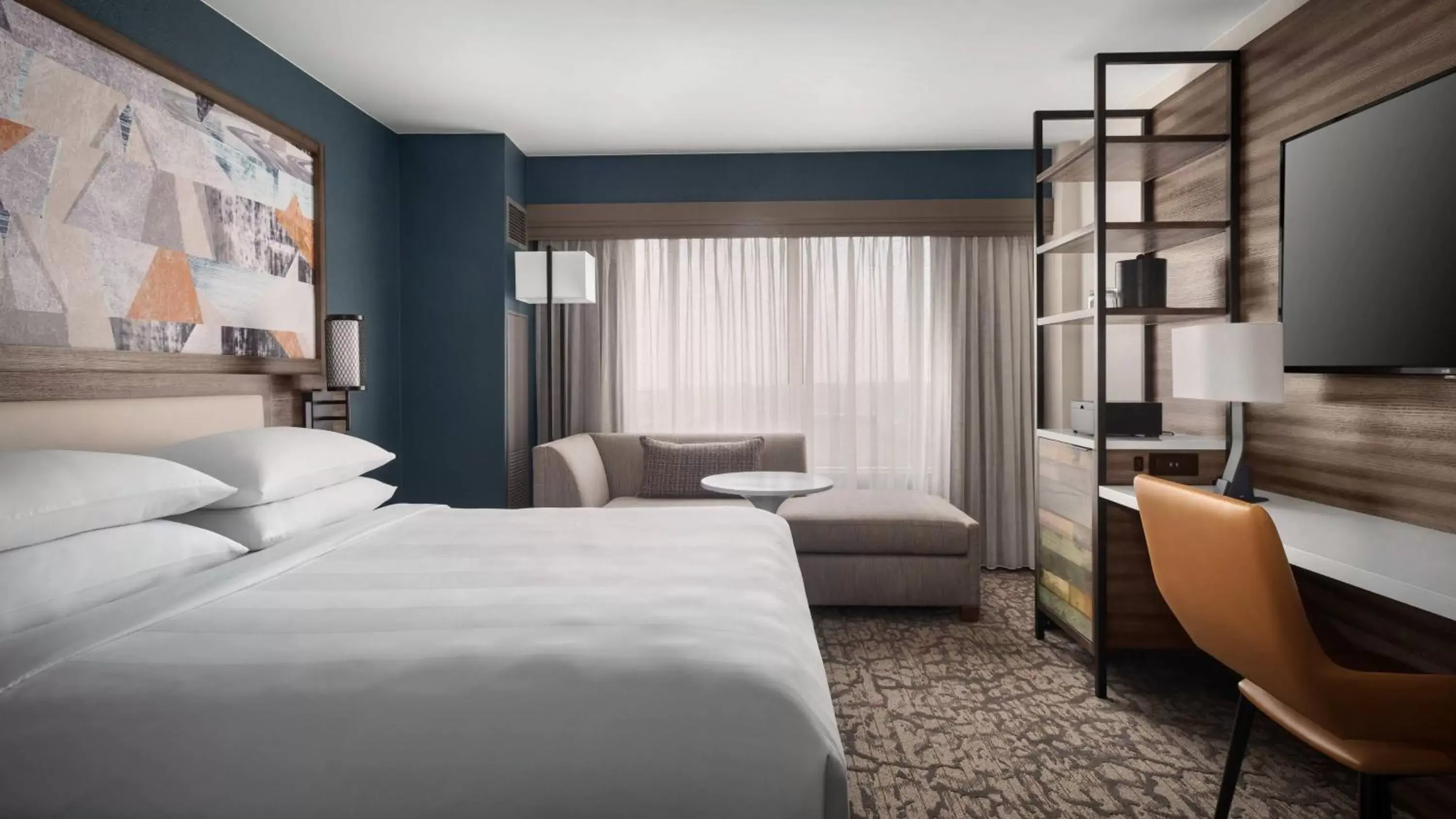Bedroom, Bed in Marriott Boston Quincy