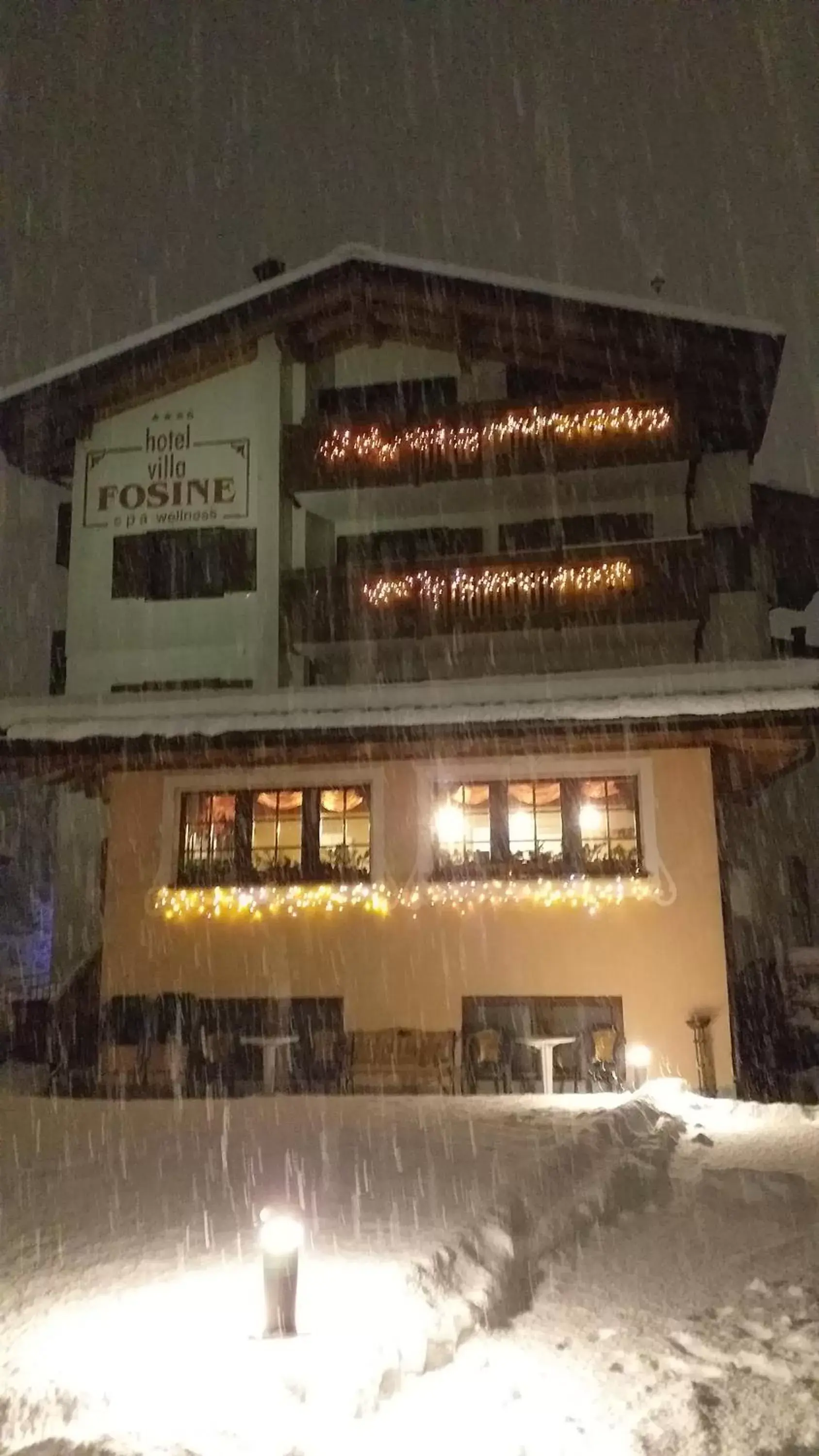 Winter in Hotel Villa Fosine