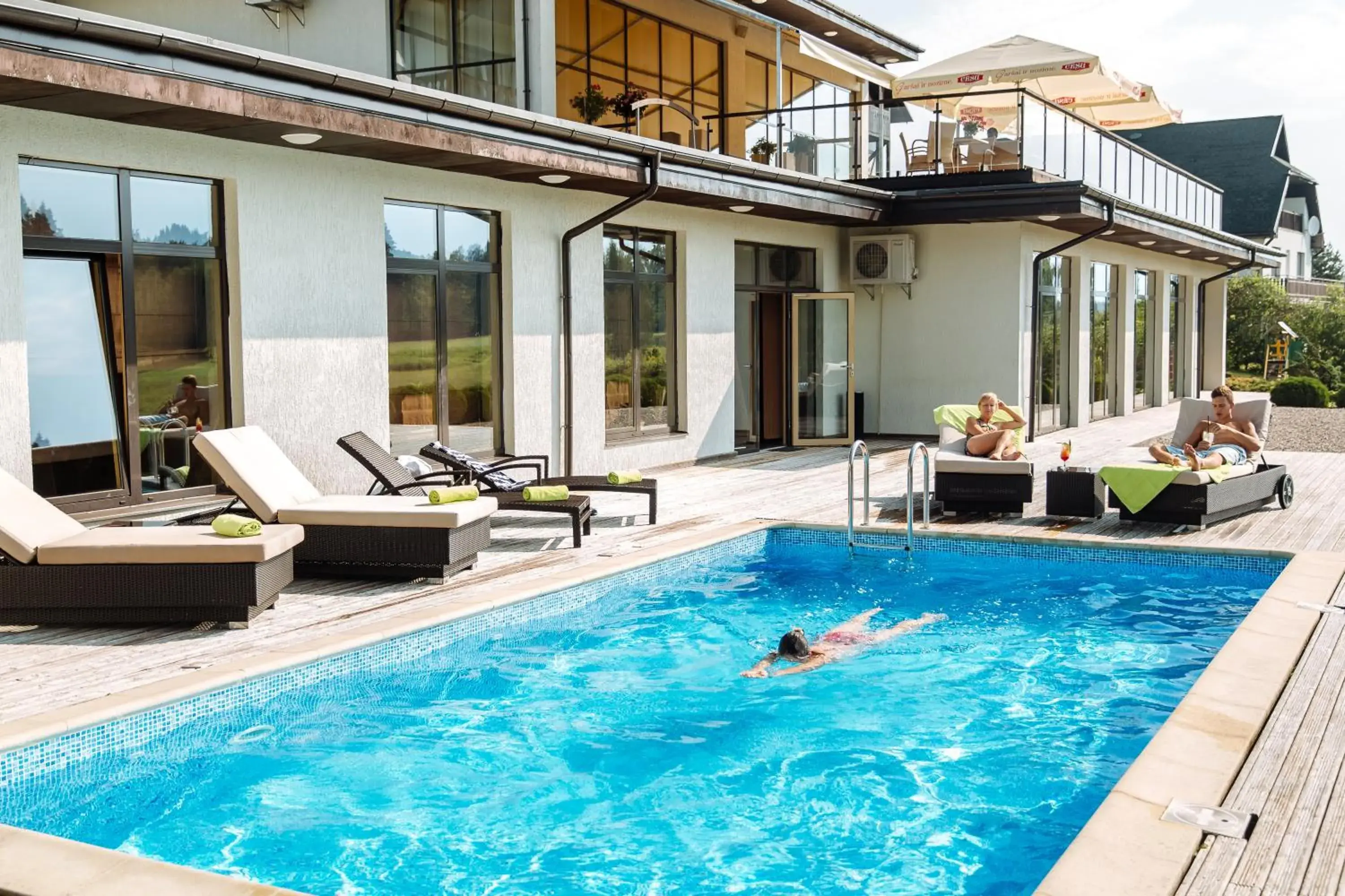 Garden, Swimming Pool in Spa Hotel Ezeri