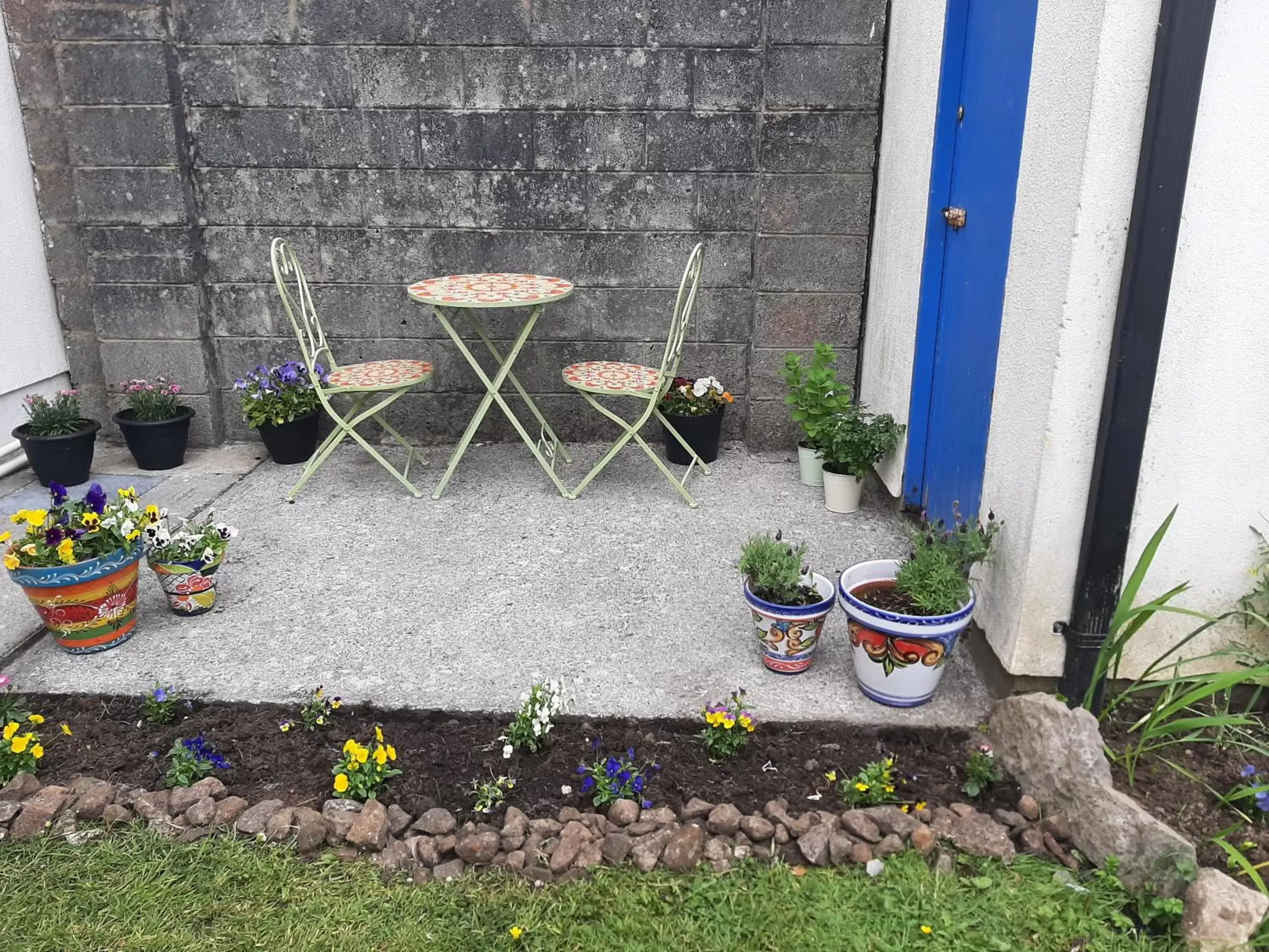 Patio in Ger's Lodging