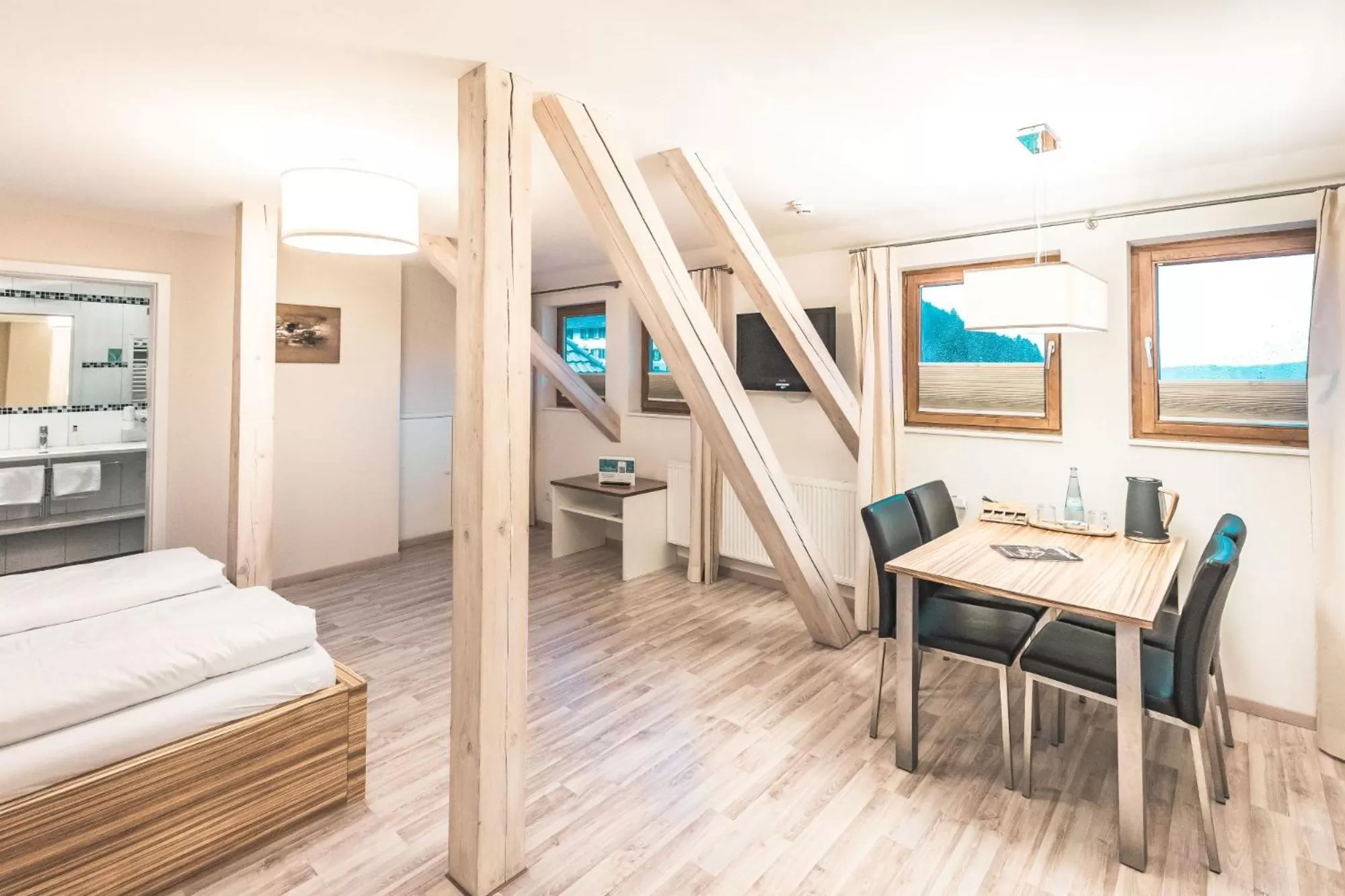 Bed in Wohlfühlhotel Landmann