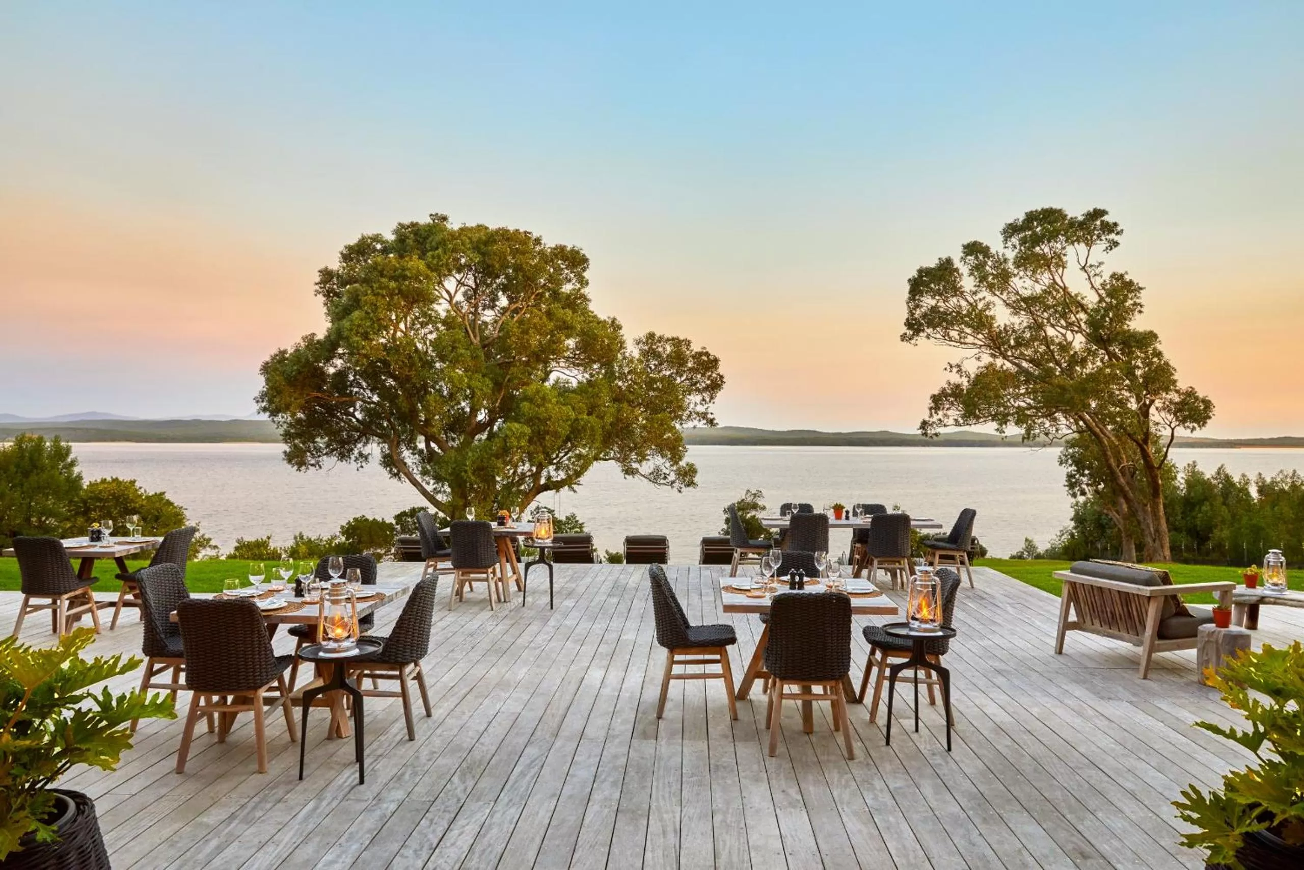 Restaurant/places to eat in The Thatch House Boutique Hotel, Hermanus