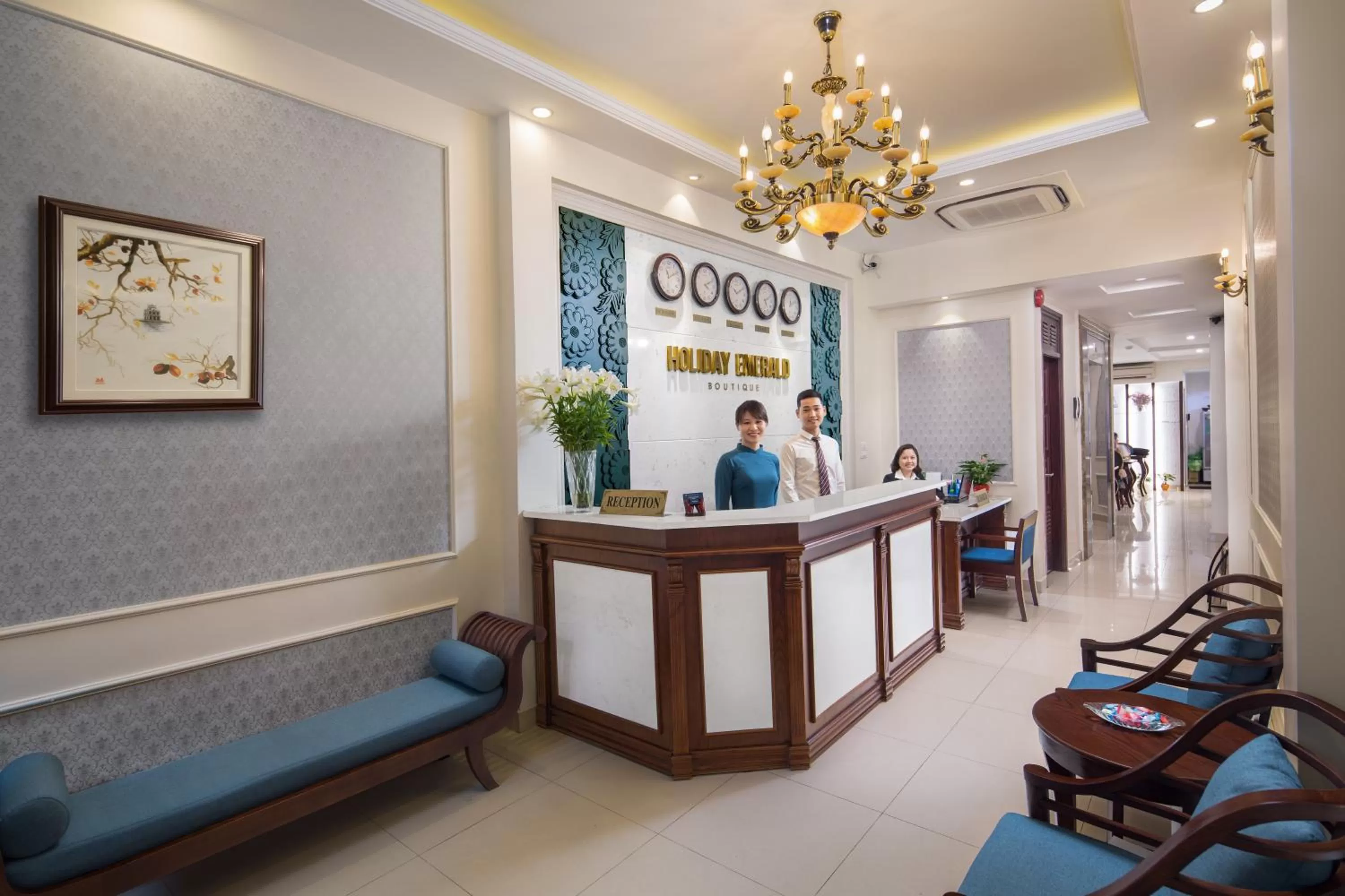 Staff in Holiday Emerald Hotel