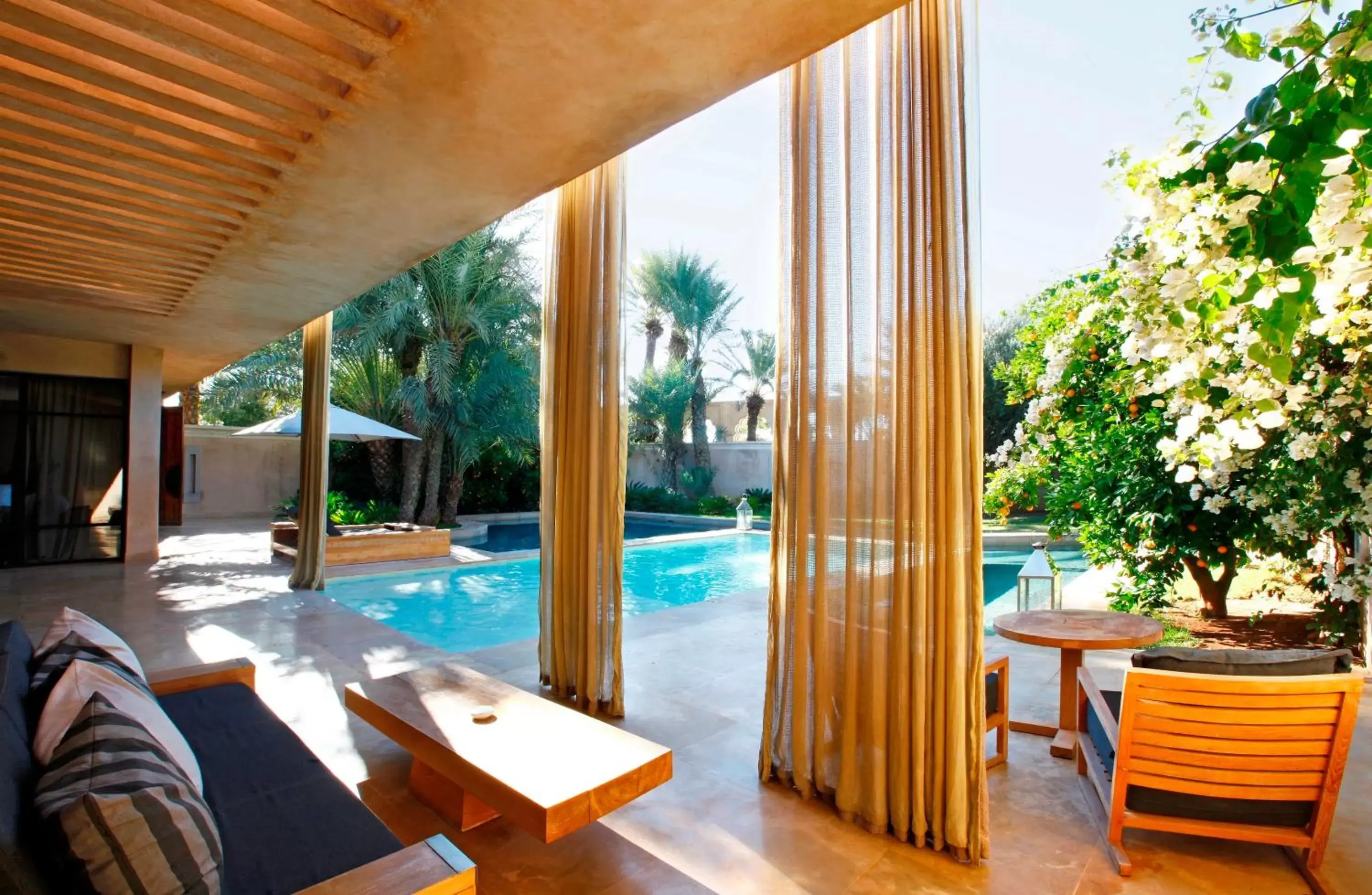 Balcony/Terrace, Swimming Pool in Palais Namaskar