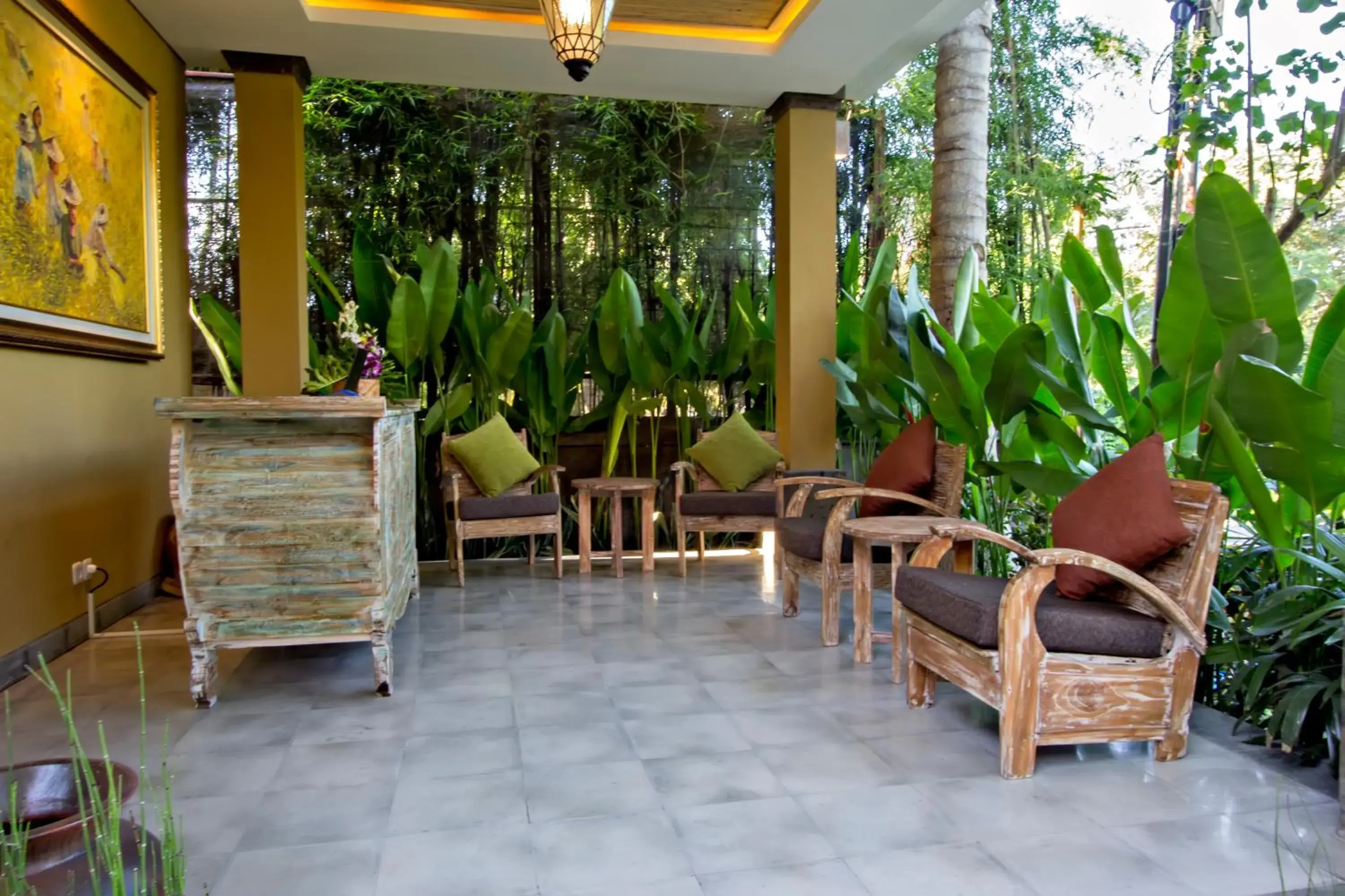 Lobby or reception in Ubad Retreat, A Local Family Run Hotel