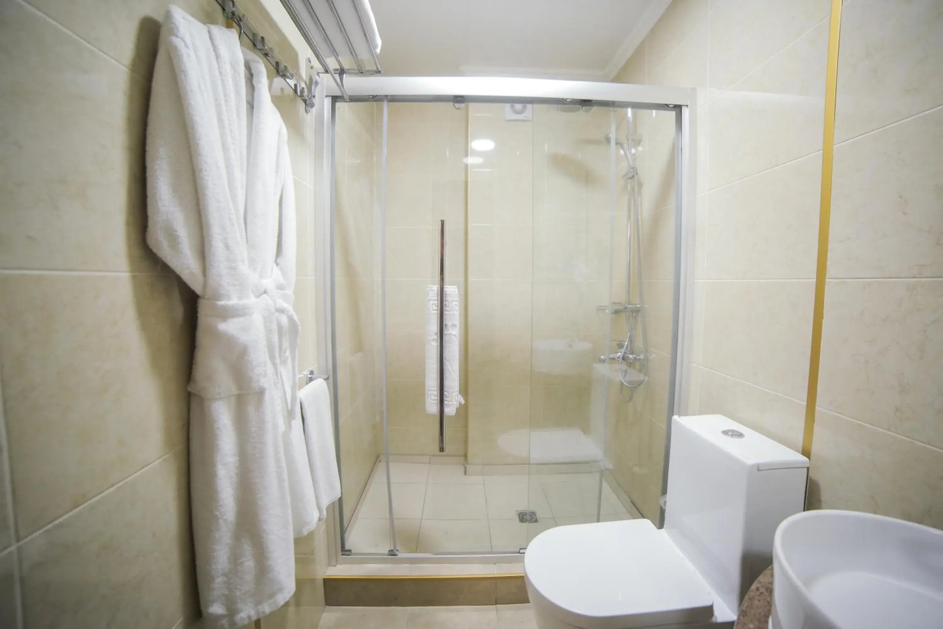 Shower, Bathroom in Onyx Hotel Bishkek