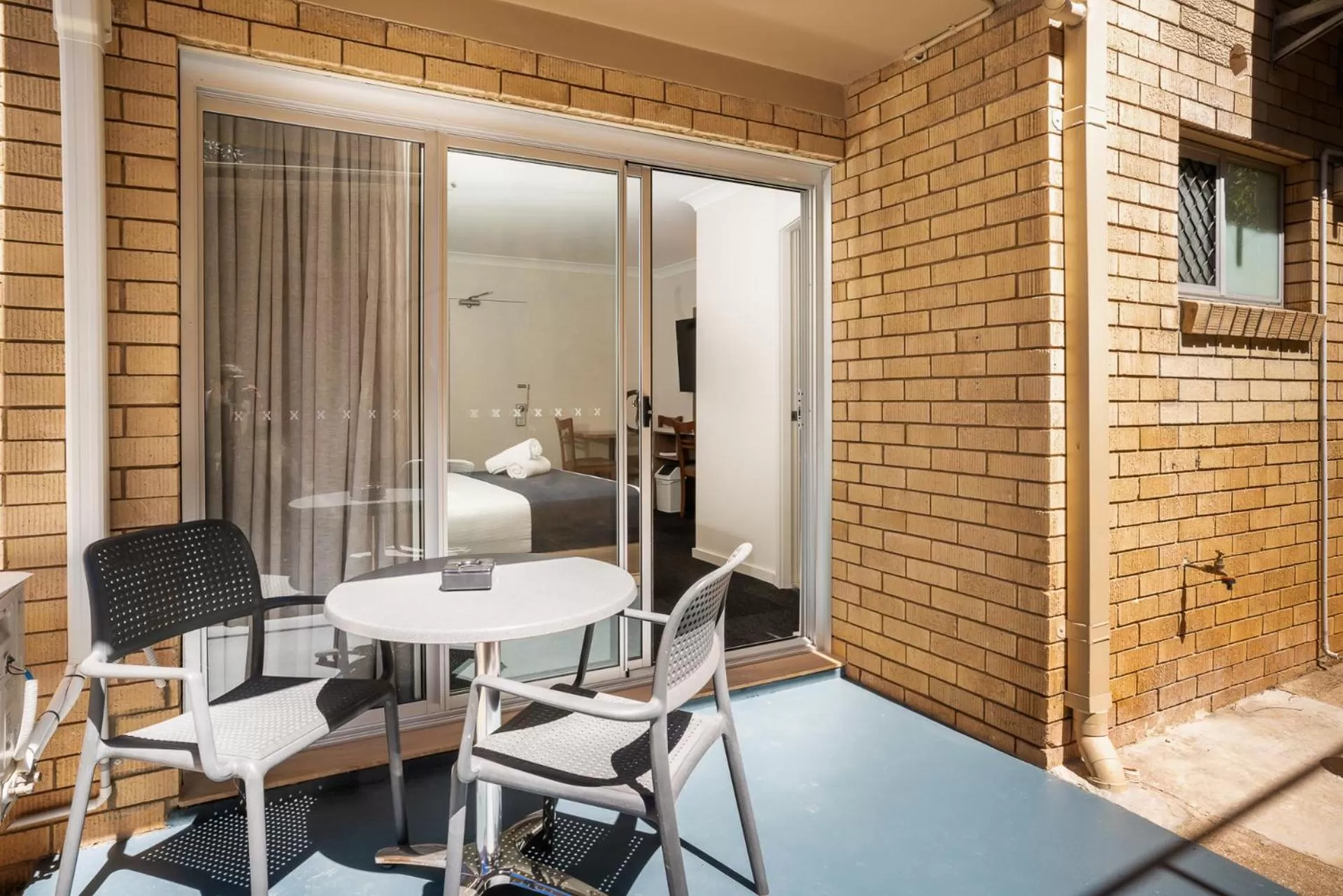 Patio in Caribbean Motel