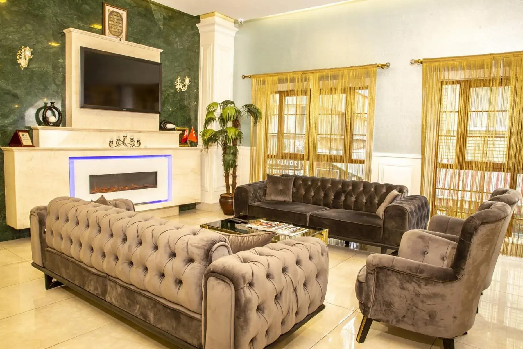 Seating Area in Bursa Palas Hotel
