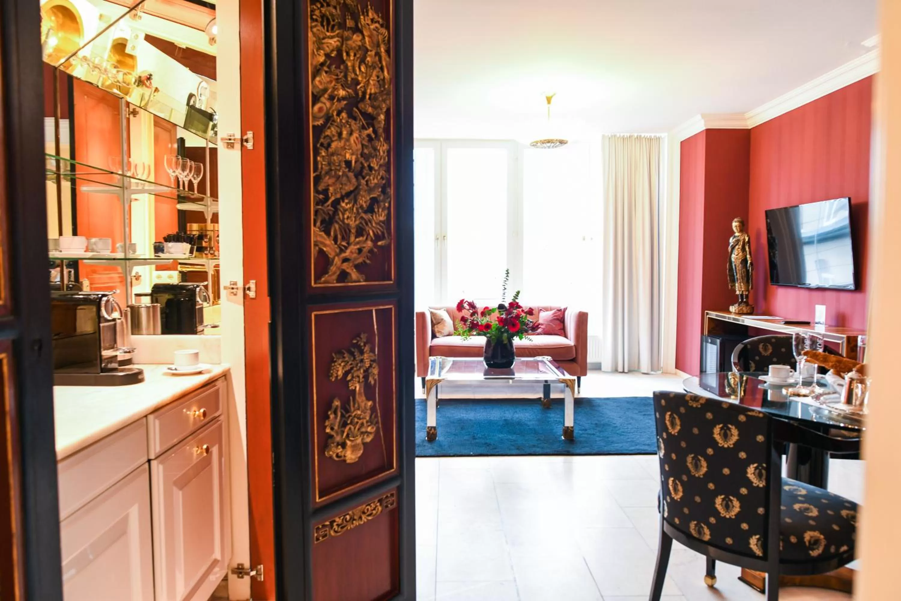 Living room in Hotel Bamberger Hof Bellevue