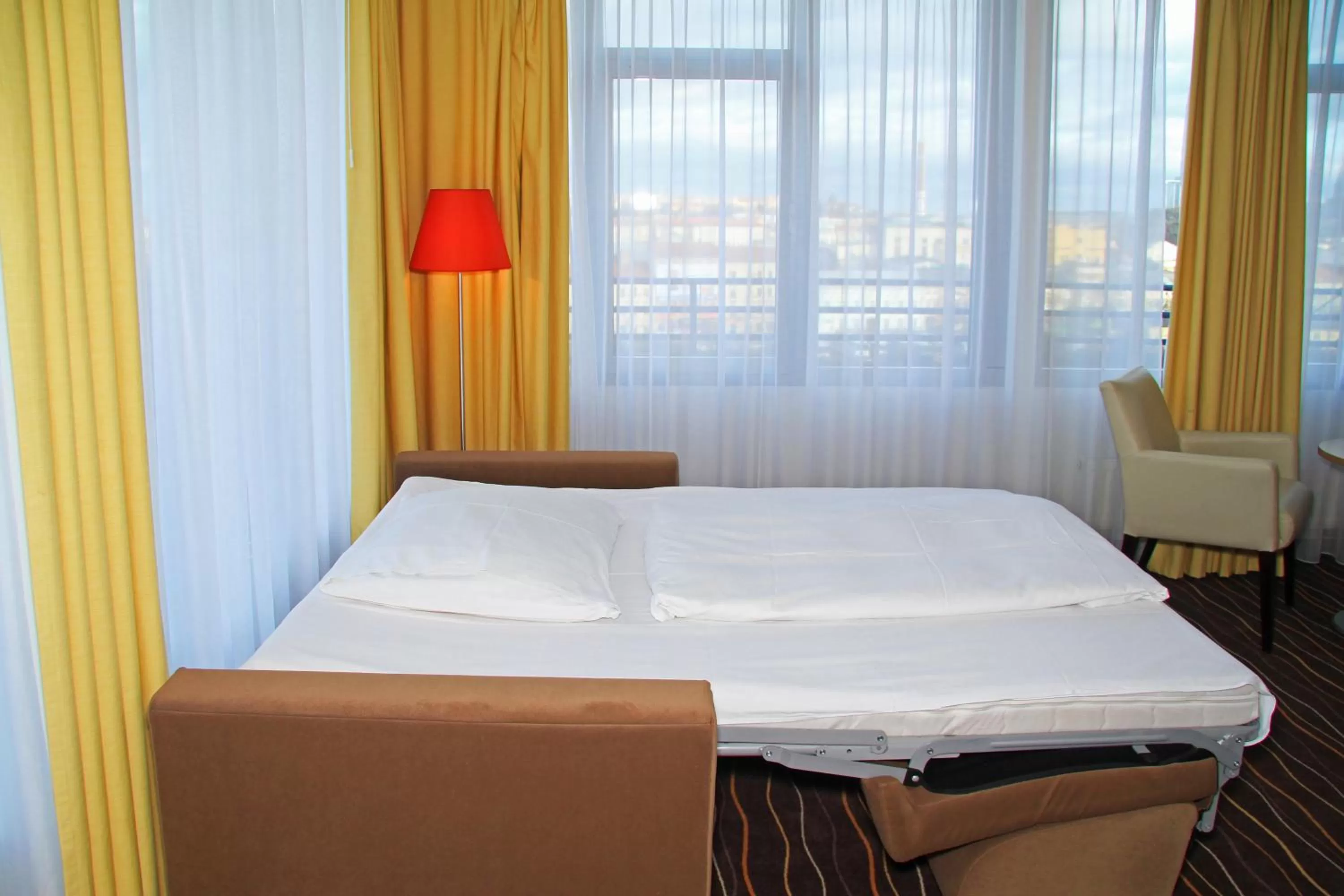 Decorative detail, Bed in Akcent hotel