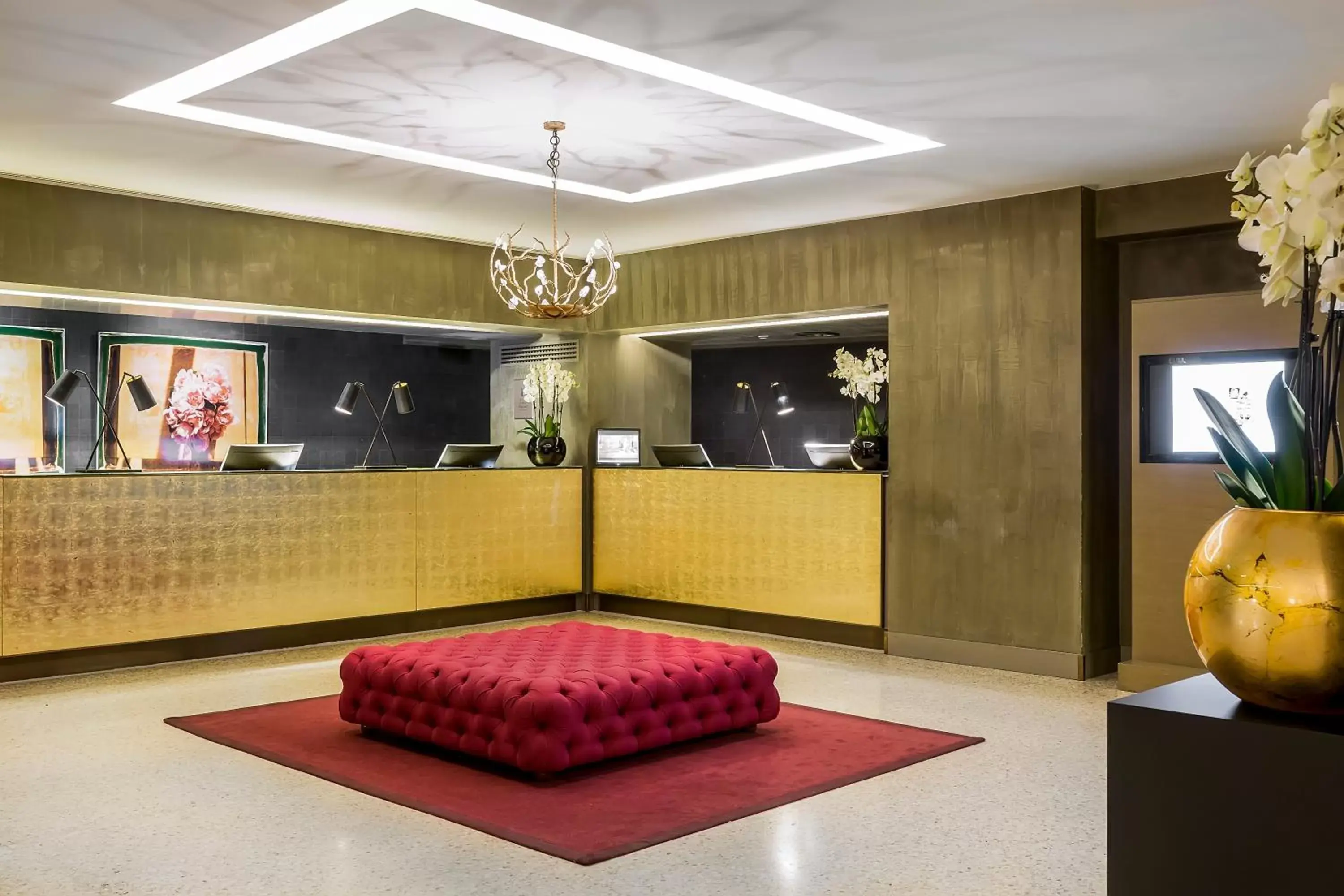 Lobby or reception, Lobby/Reception in Rosa Grand Milano - Starhotels Collezione