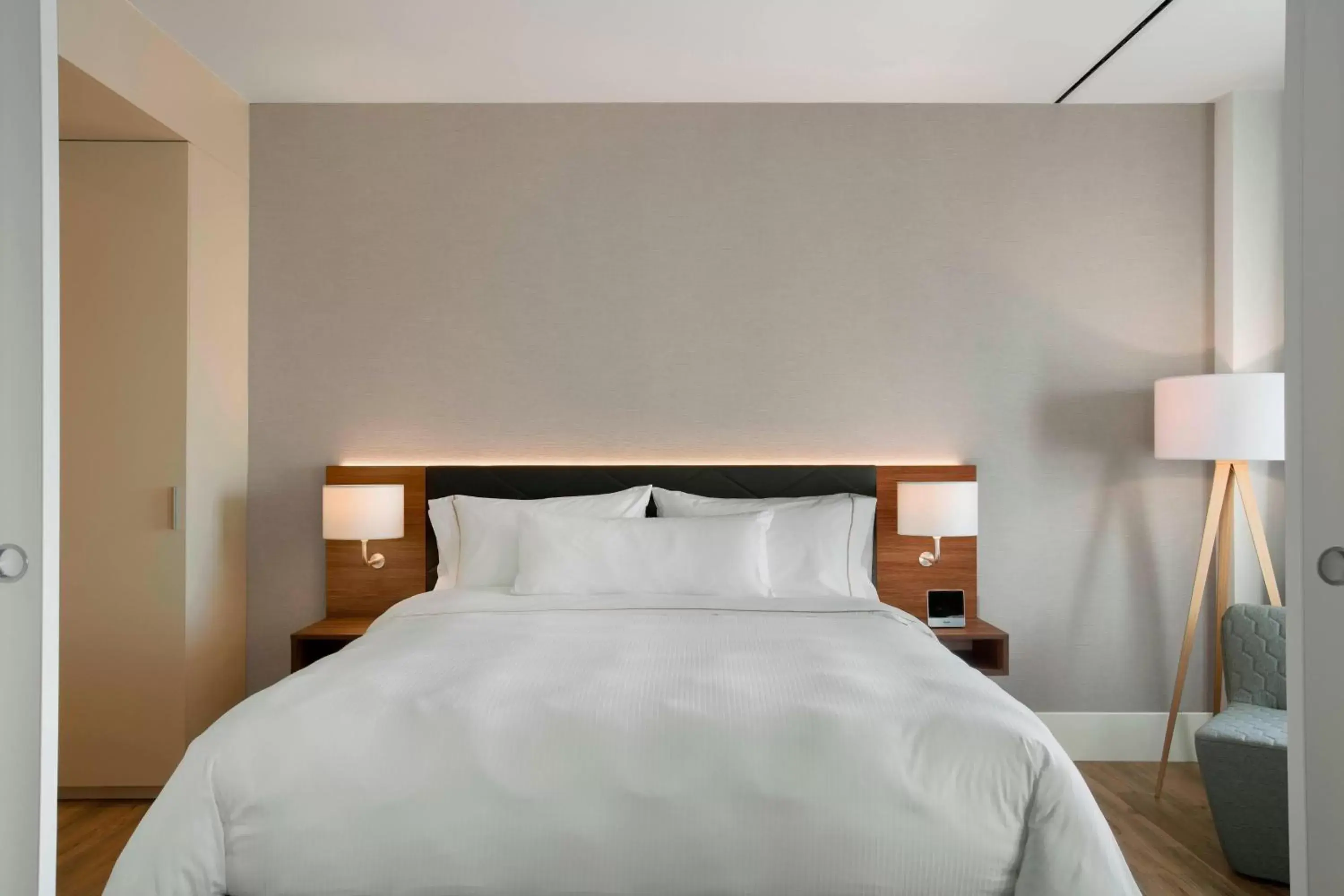 Bedroom, Bed in Element by Westin Amsterdam