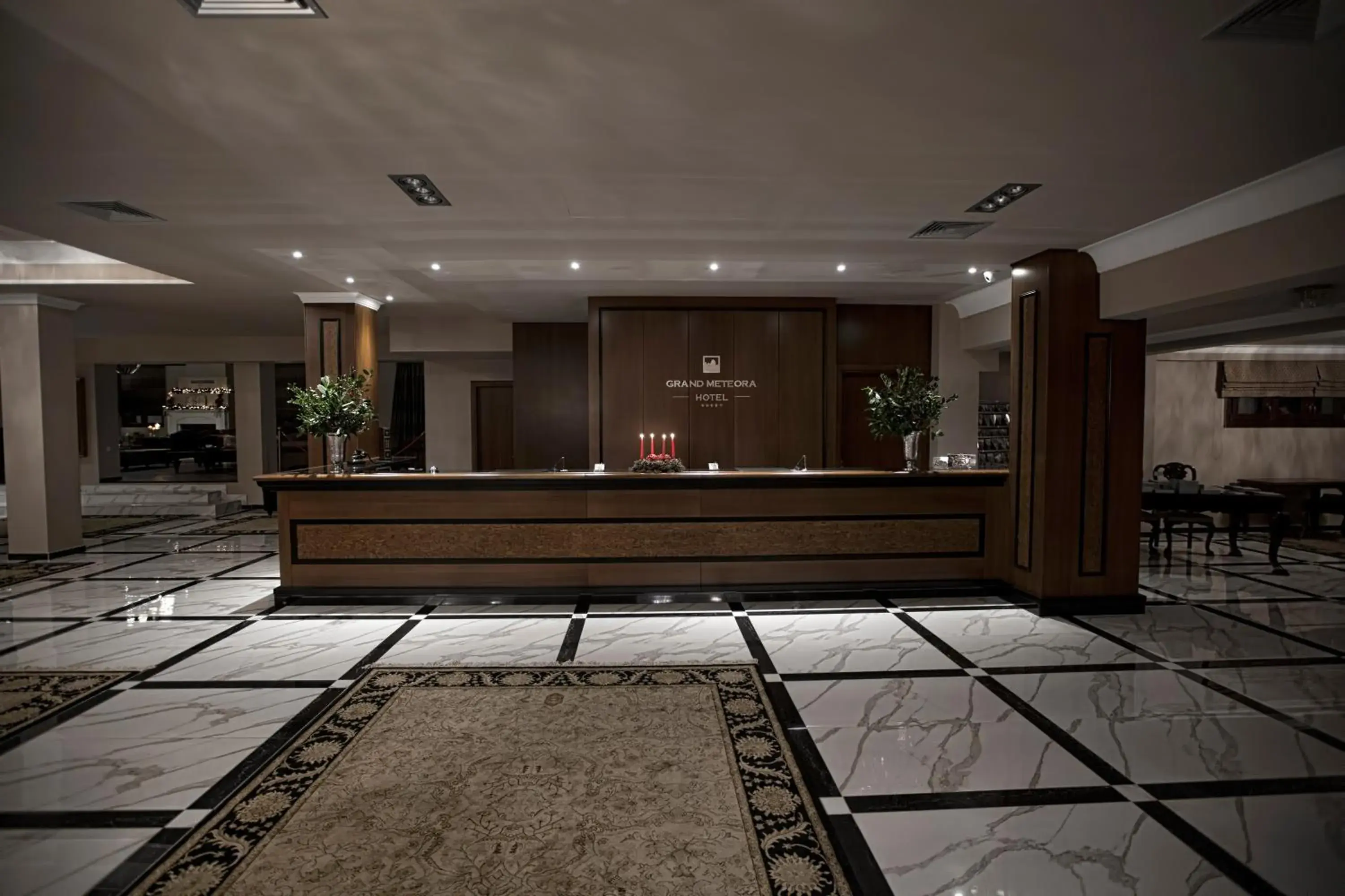 Lobby/Reception in Grand Meteora Hotel