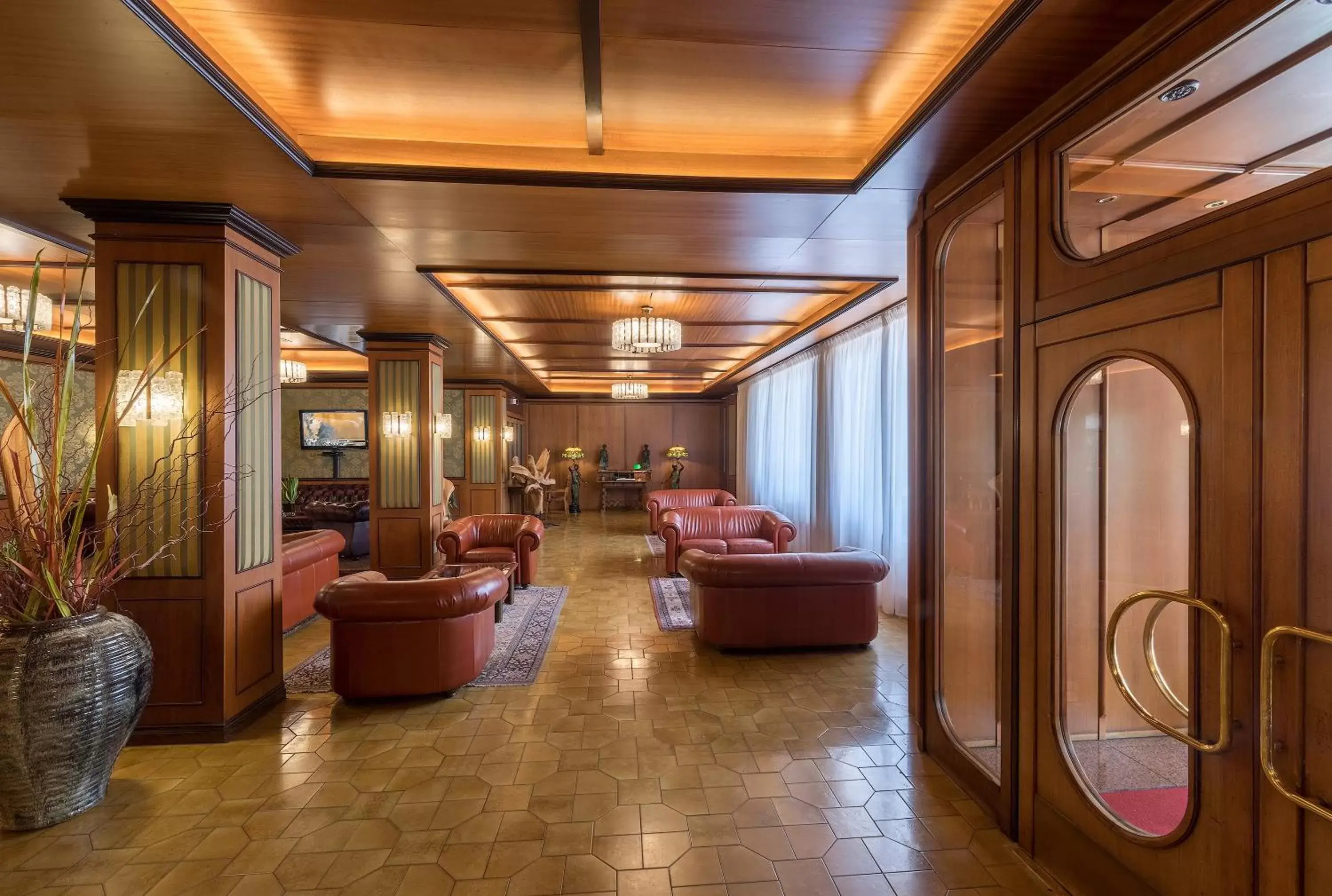 Lobby or reception in Hotel Delle Palme