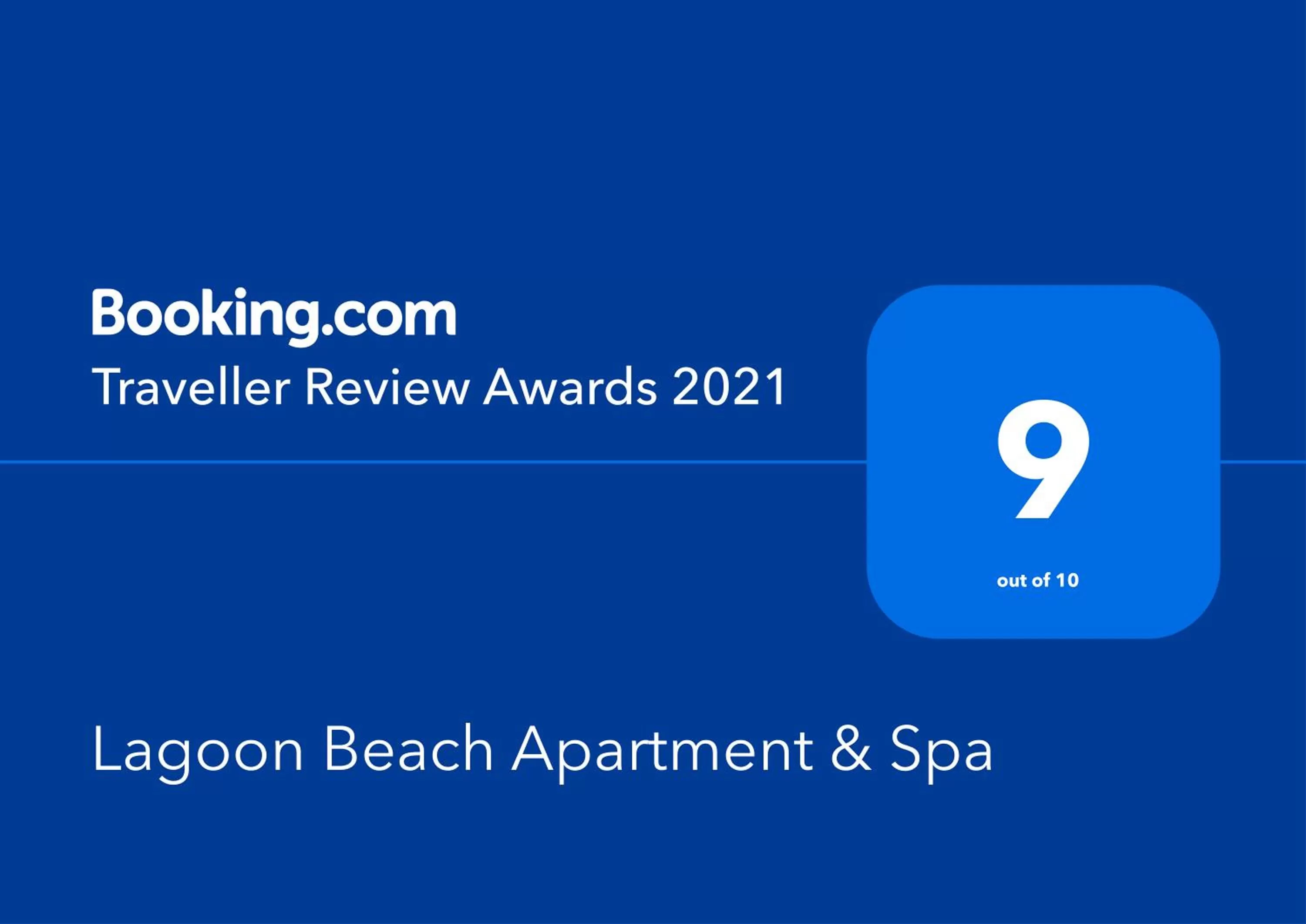 Logo/Certificate/Sign/Award in A310 Lagoon Beach Apartment & Spa