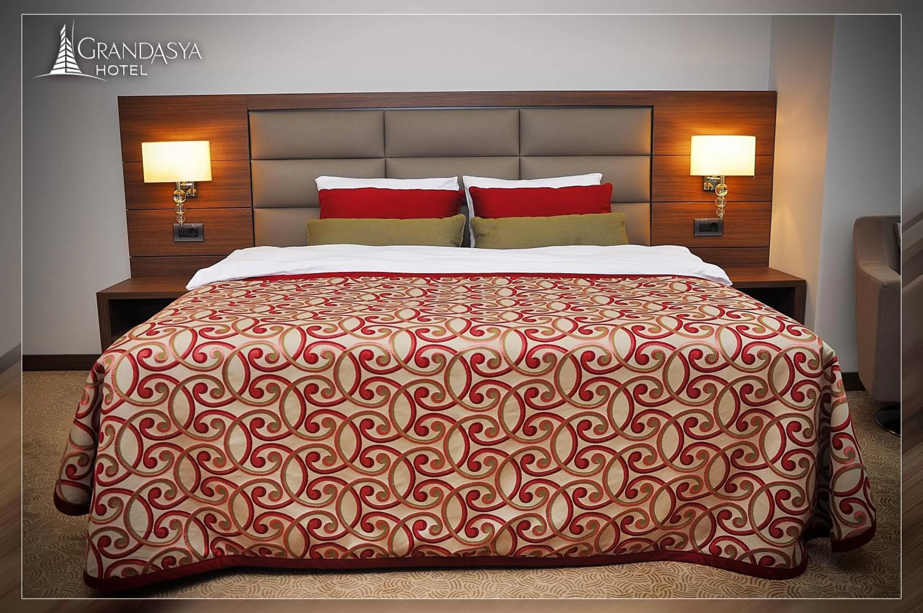 Photo of the whole room, Bed in Grand Asya Hotel