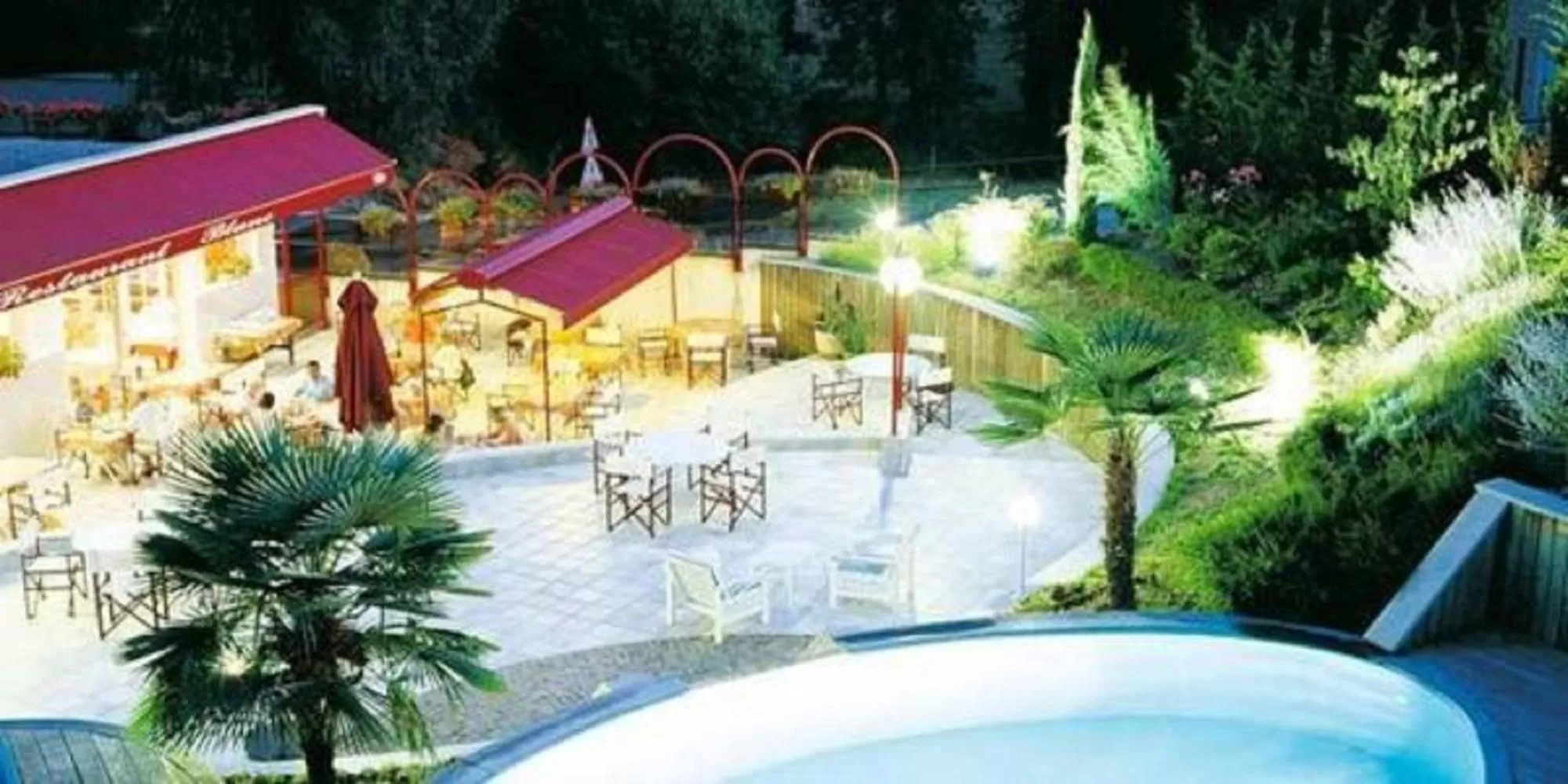 Patio in Hotel Blanc