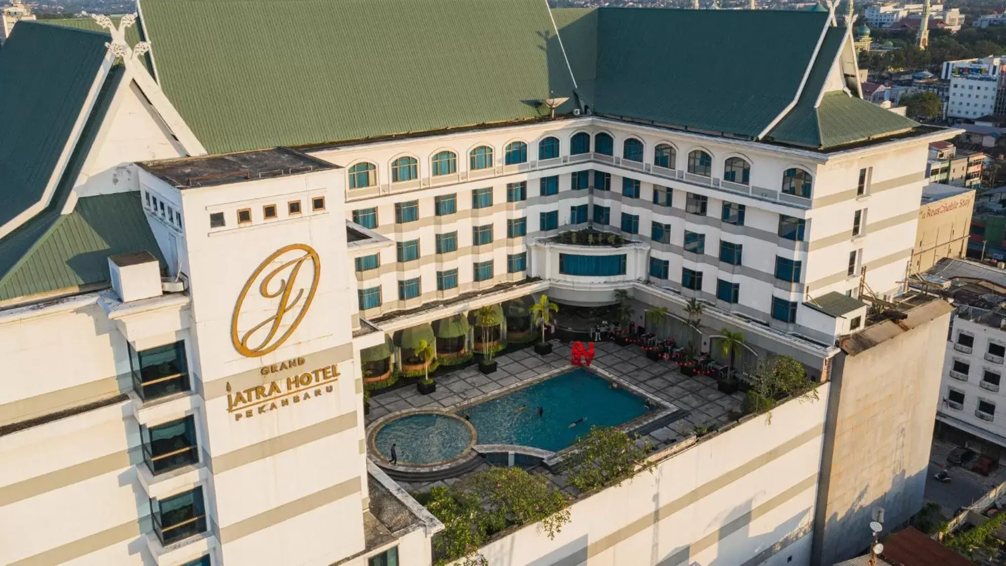 Property building, Bird's-eye View in Grand Jatra Hotel Pekanbaru