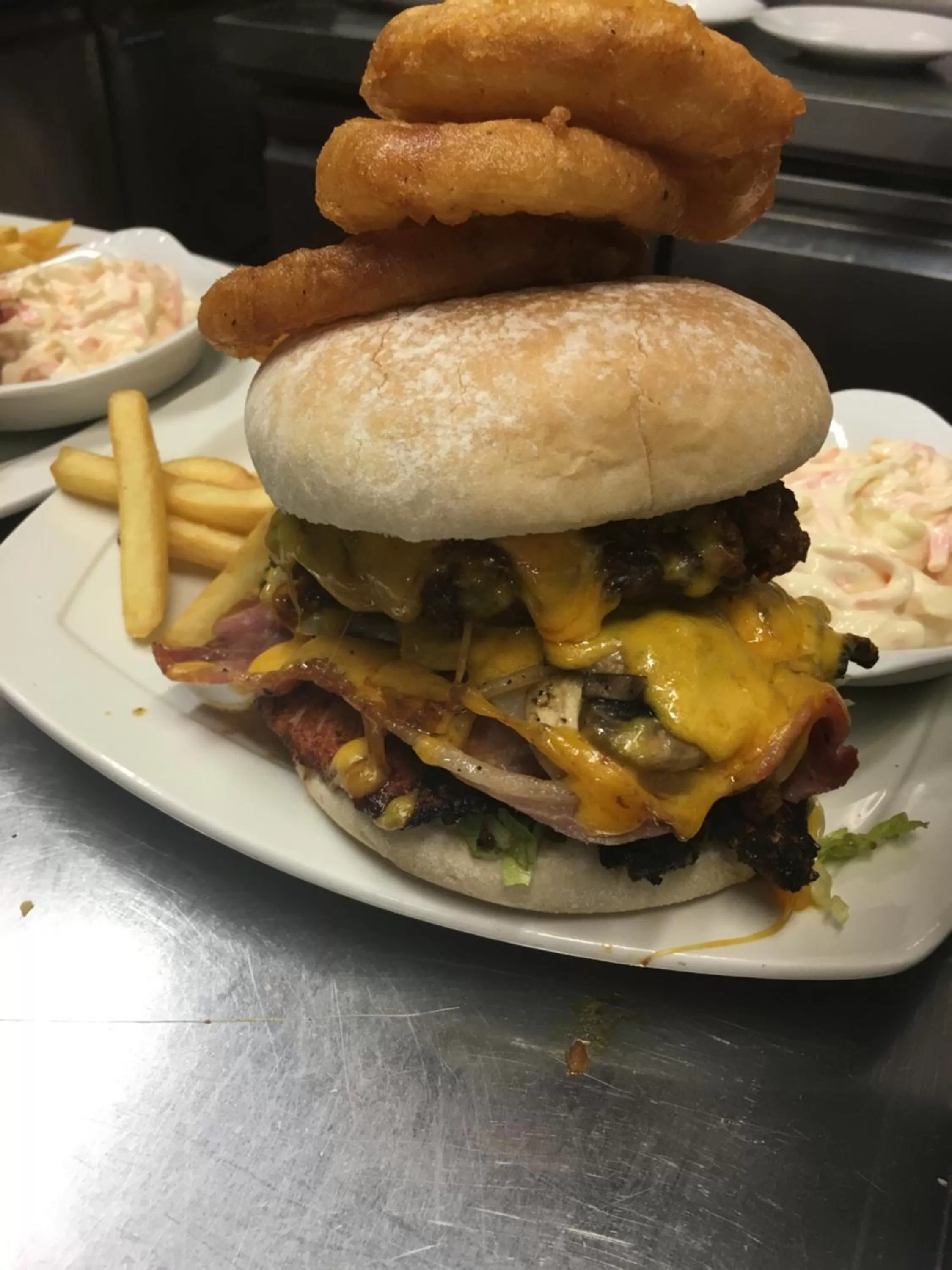 Food close-up in The George Hotel