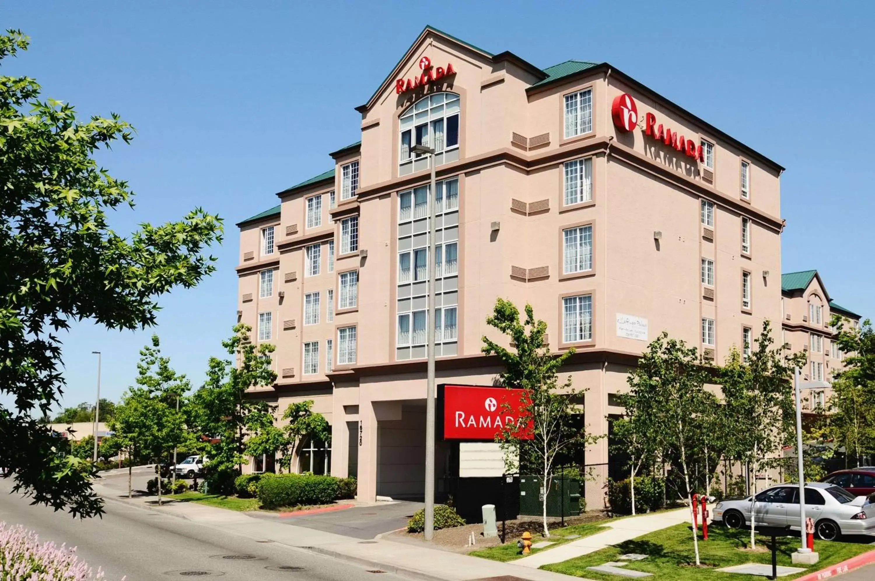 Property Building in Ramada by Wyndham SeaTac Airport