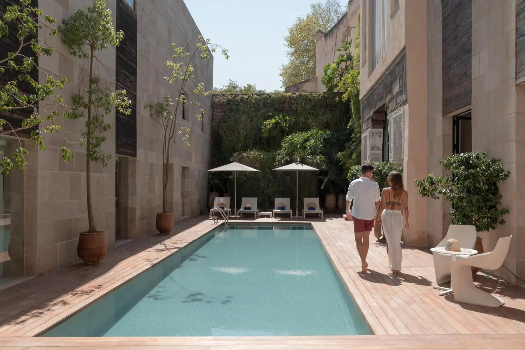 Swimming Pool in Riad Fes Relais et Cháteaux