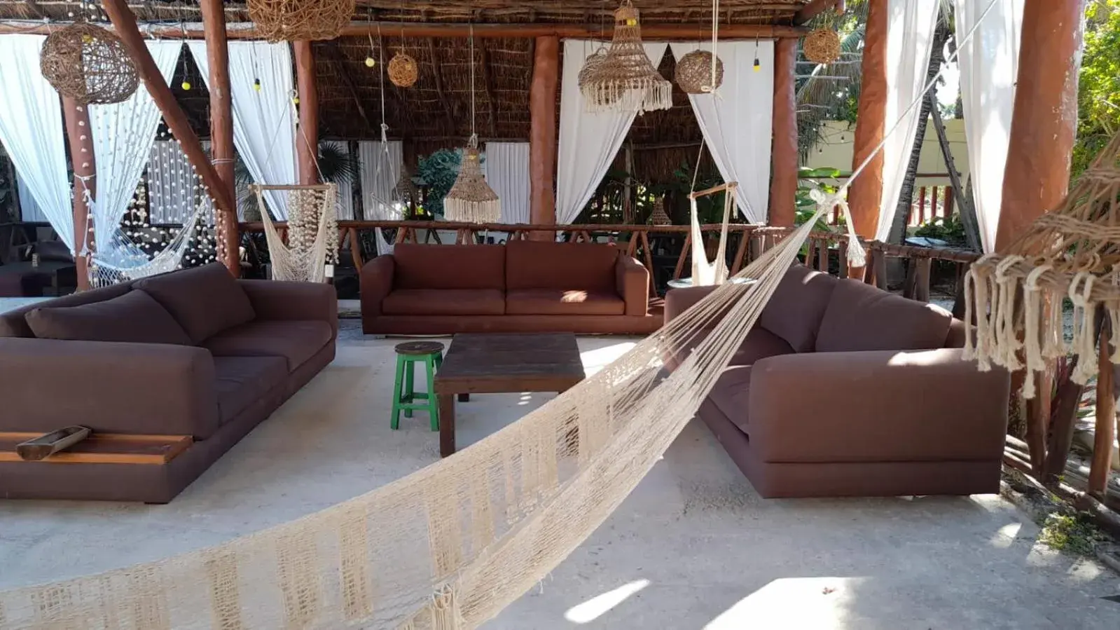 Patio, Seating Area in Lucky Traveler Hostel