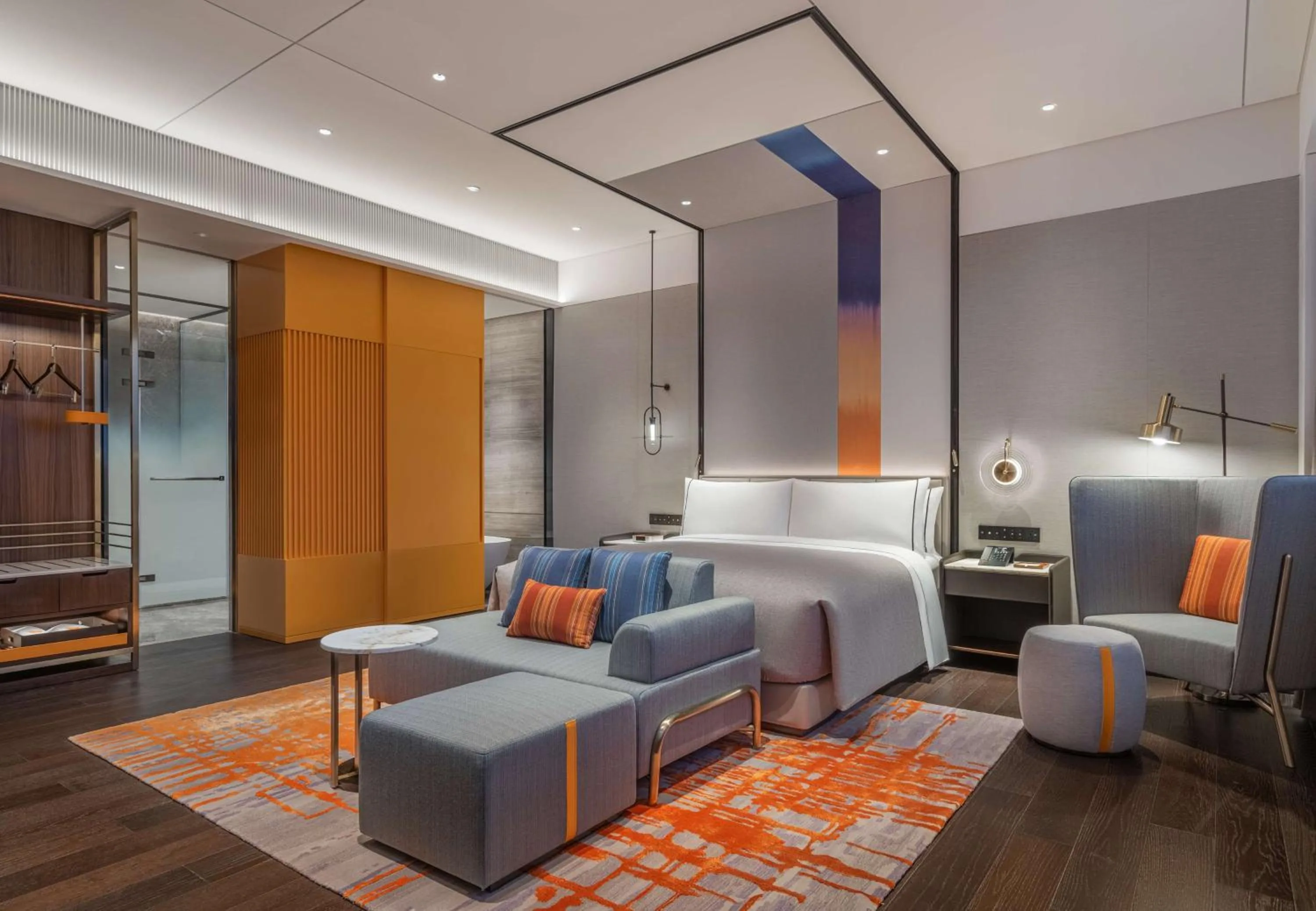 Property building, Bed in Canopy by Hilton Xi'an Qujiang