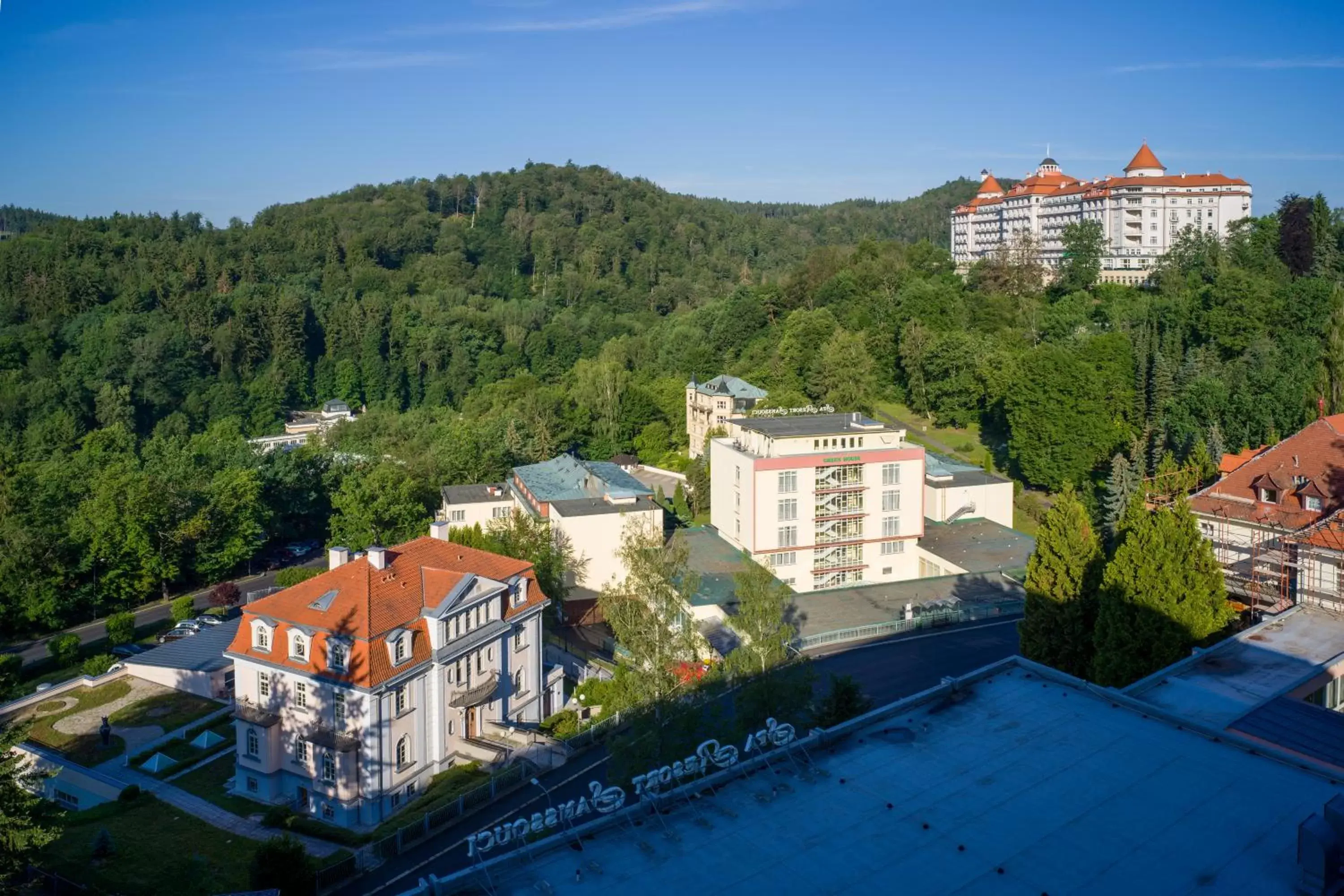 Property building, Bird's-eye View in Spa Resort Sanssouci