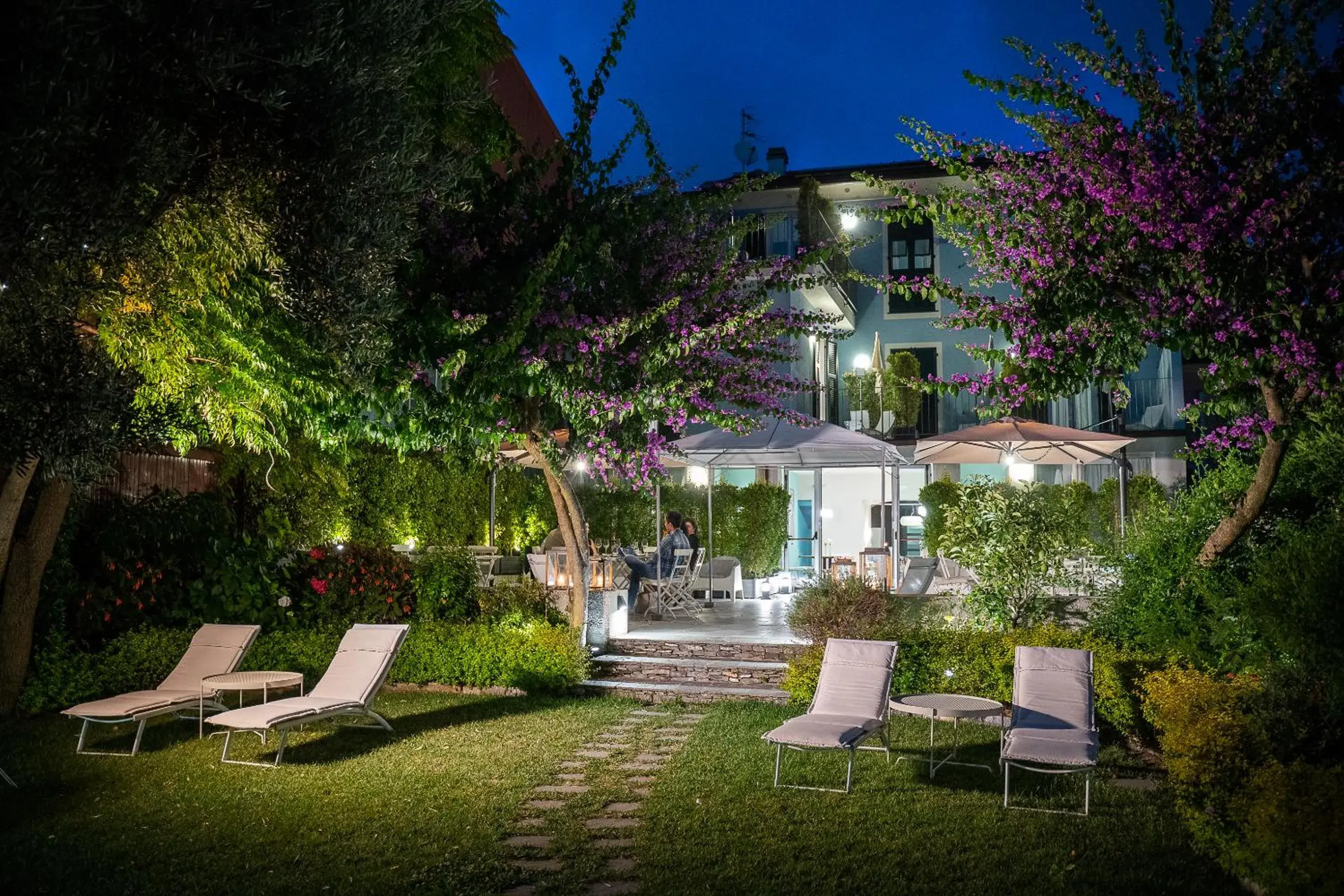 Property building, Garden in Blu Hotel