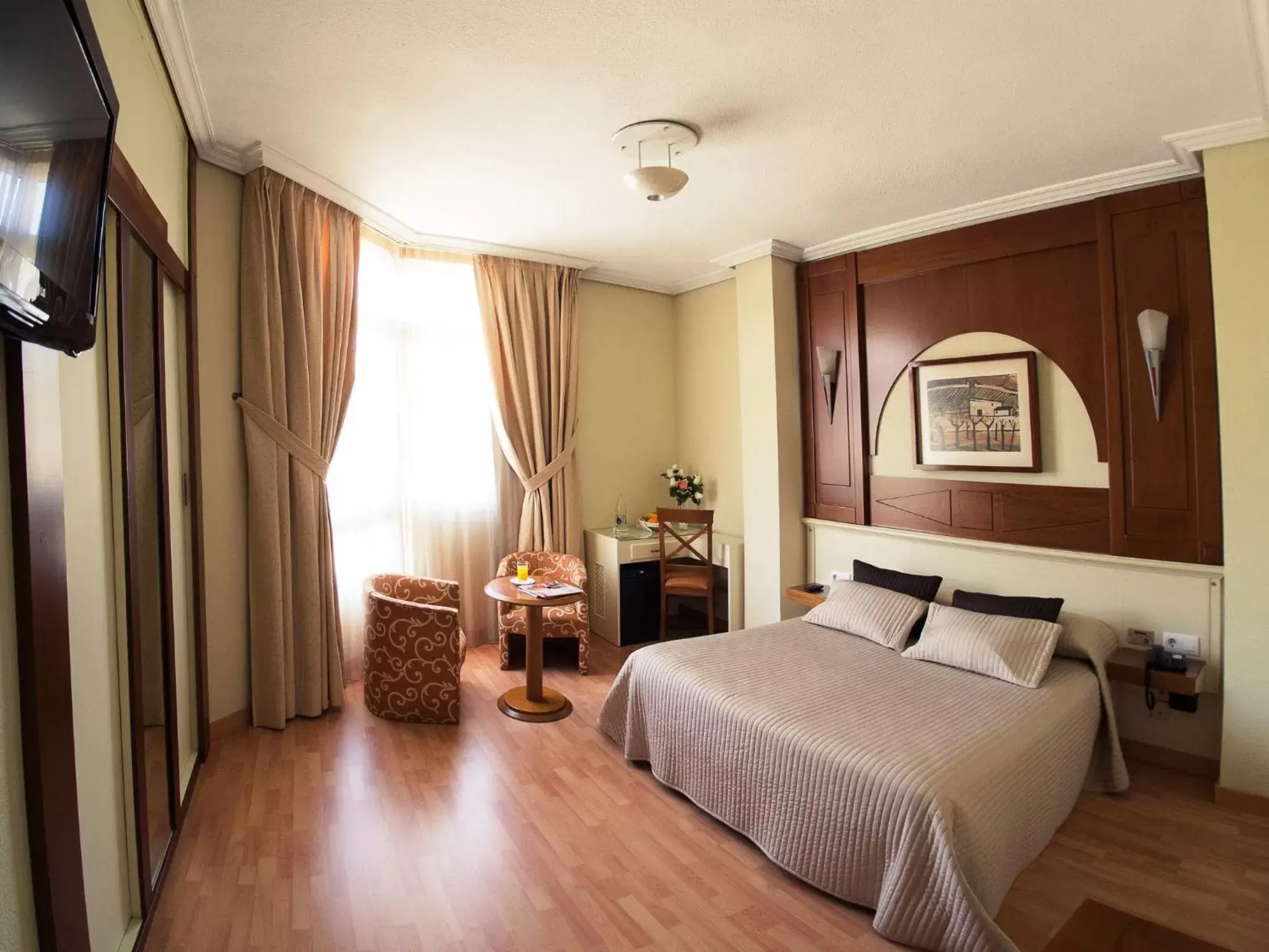 Bedroom, Bed in Hotel Pasarela Bedroom, Bed in Hotel Pasarela