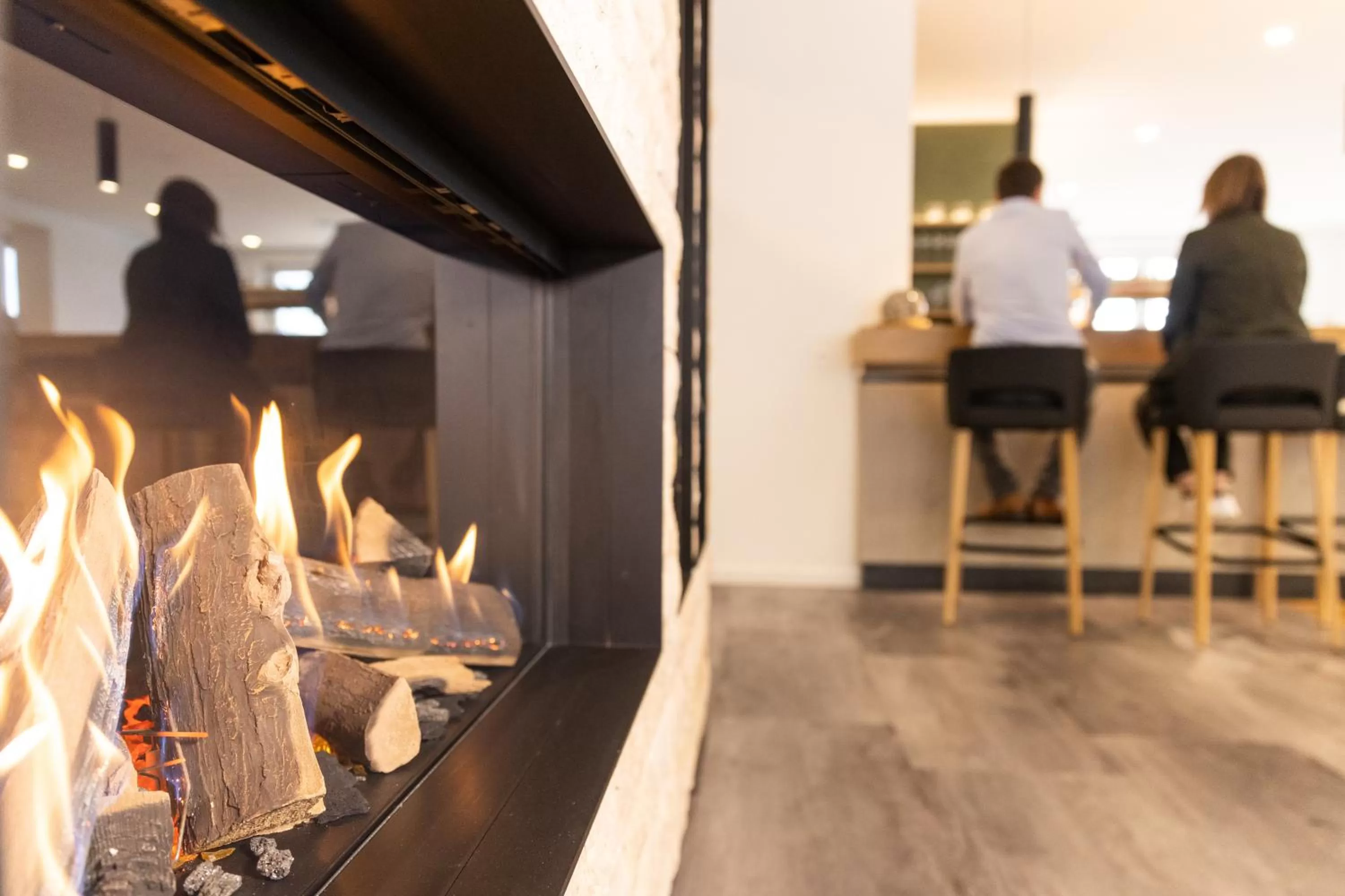 People in Hotel Restaurant Sennerbad