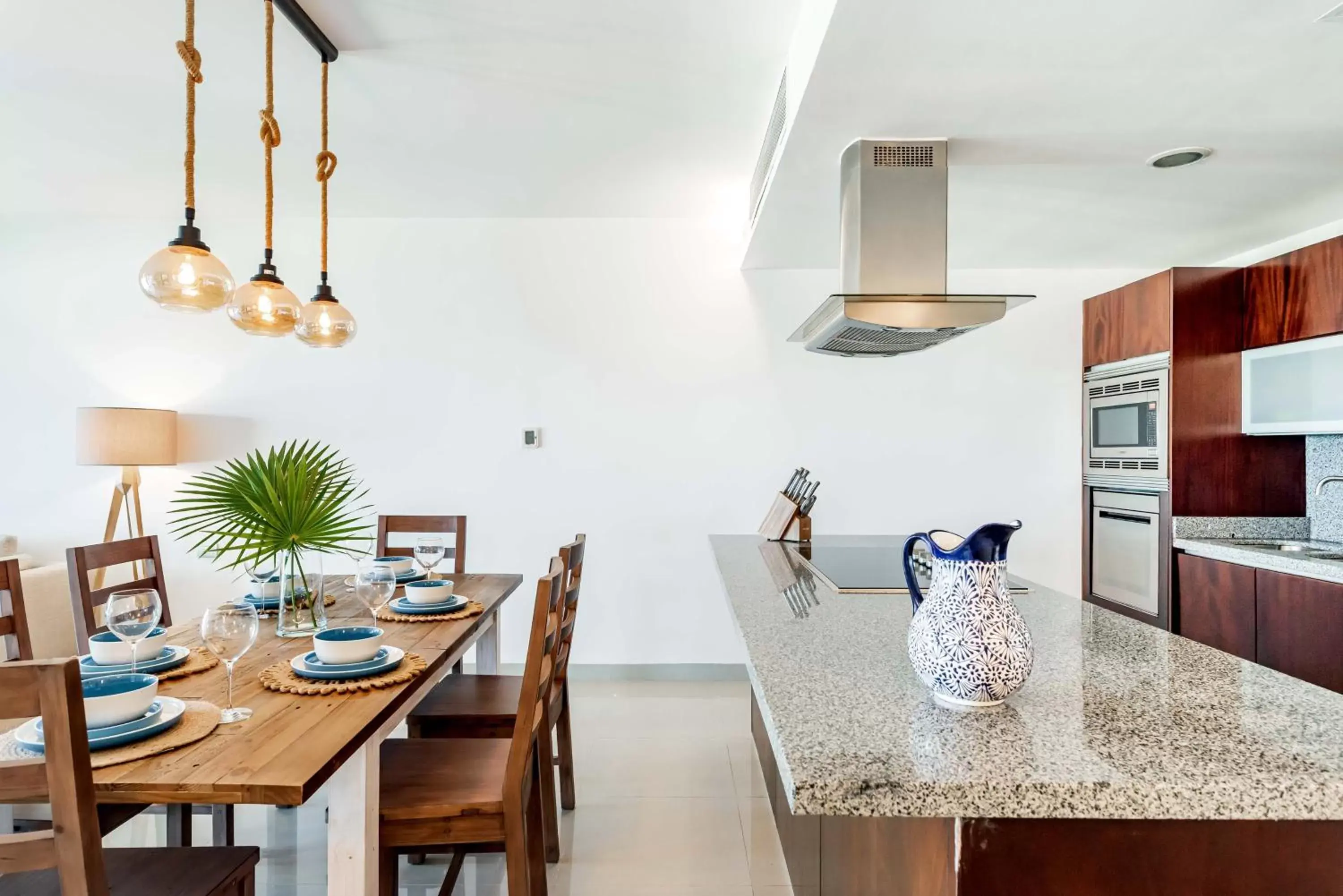 Dining Area in Mareazul Beach Front Condos At playa del Carmen