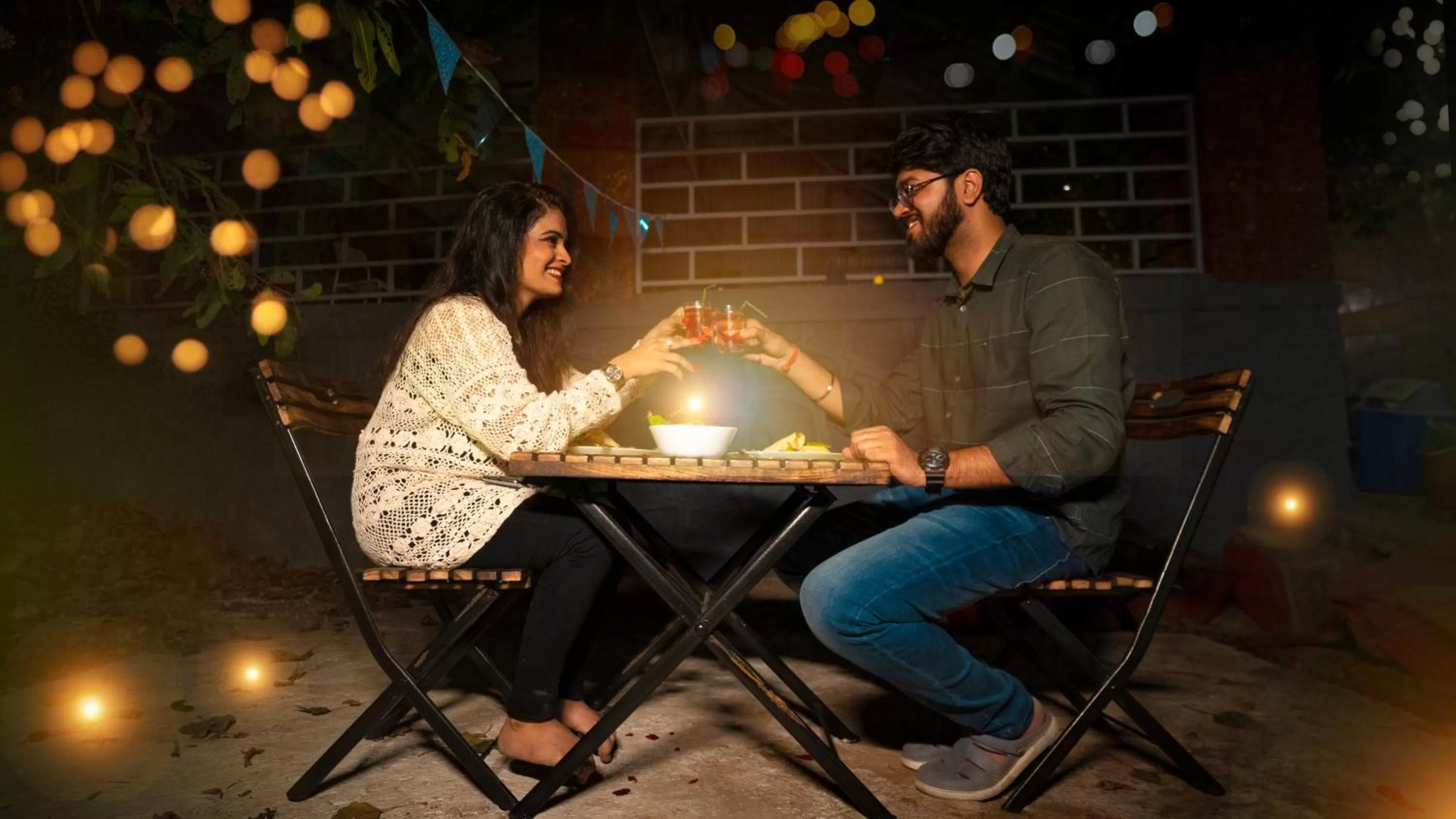 Seating area in Saveda Farm & Cottages